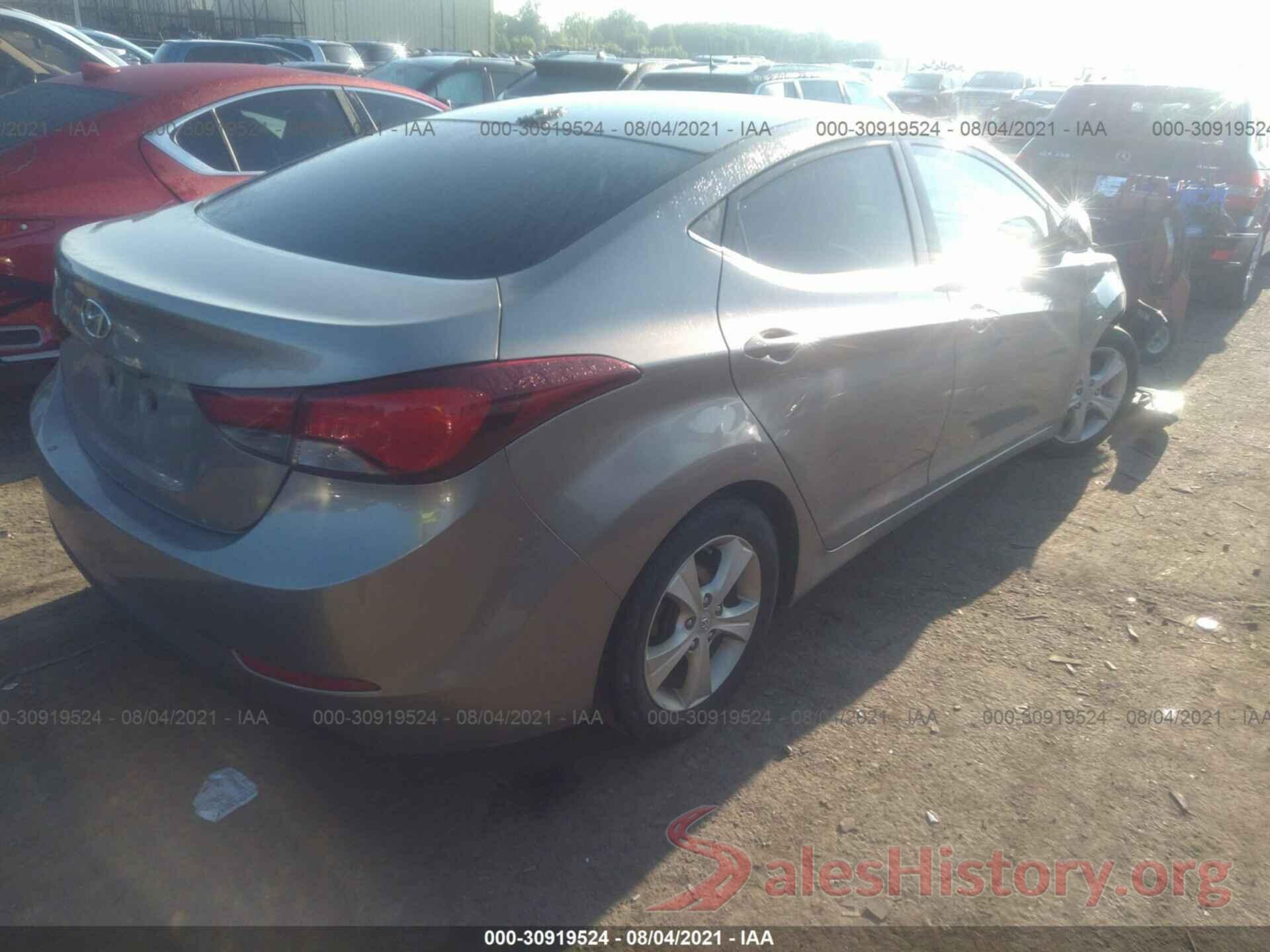 5NPDH4AE0GH675338 2016 HYUNDAI ELANTRA