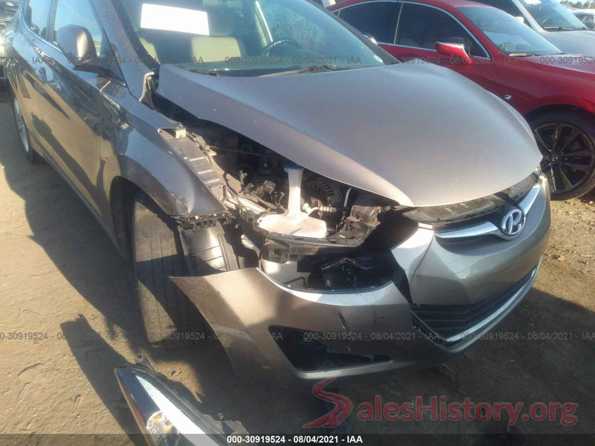 5NPDH4AE0GH675338 2016 HYUNDAI ELANTRA