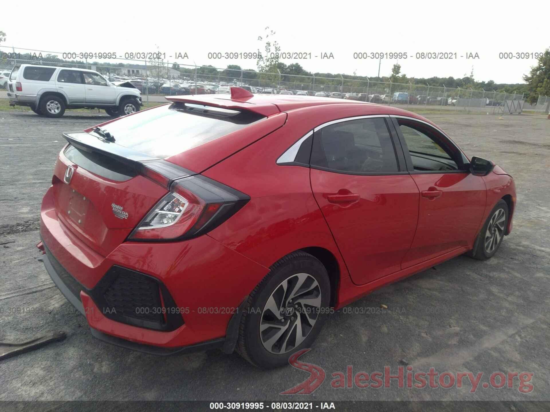 SHHFK7H34KU215265 2019 HONDA CIVIC HATCHBACK