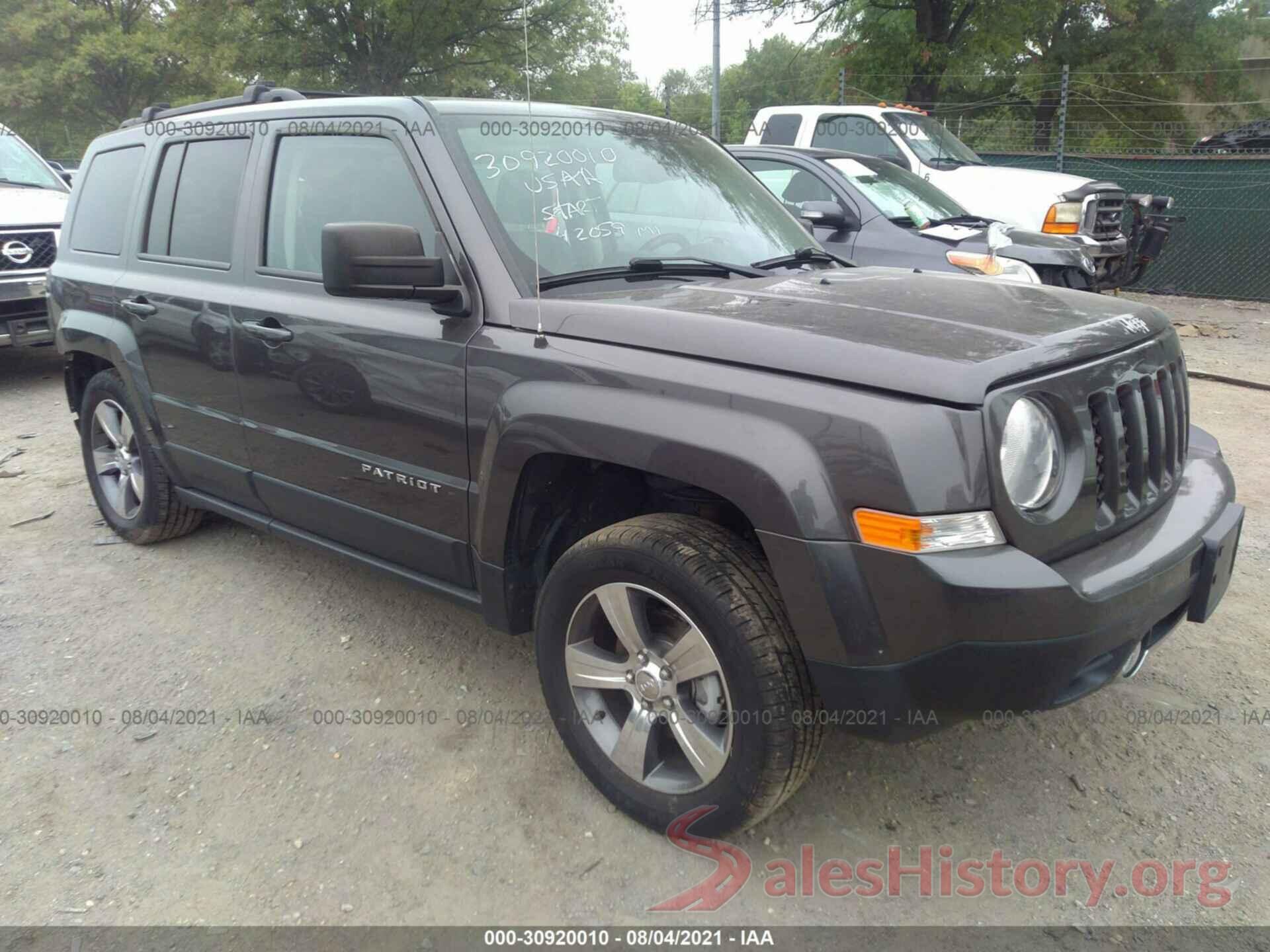 1C4NJRFBXGD697454 2016 JEEP PATRIOT