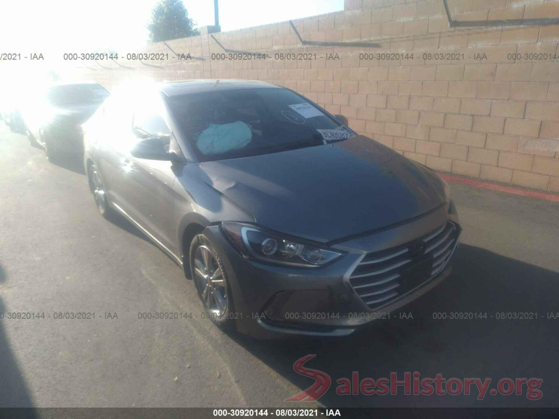 KMHD84LF9JU600703 2018 HYUNDAI ELANTRA