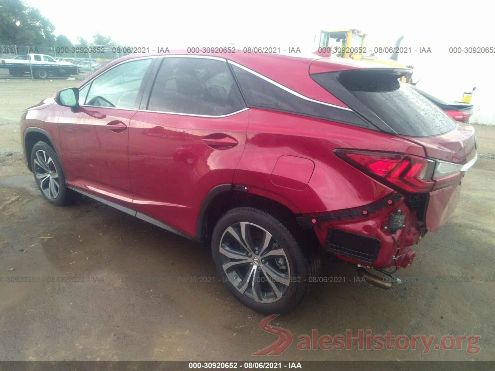 2T2BZMCA7HC125729 2017 LEXUS RX