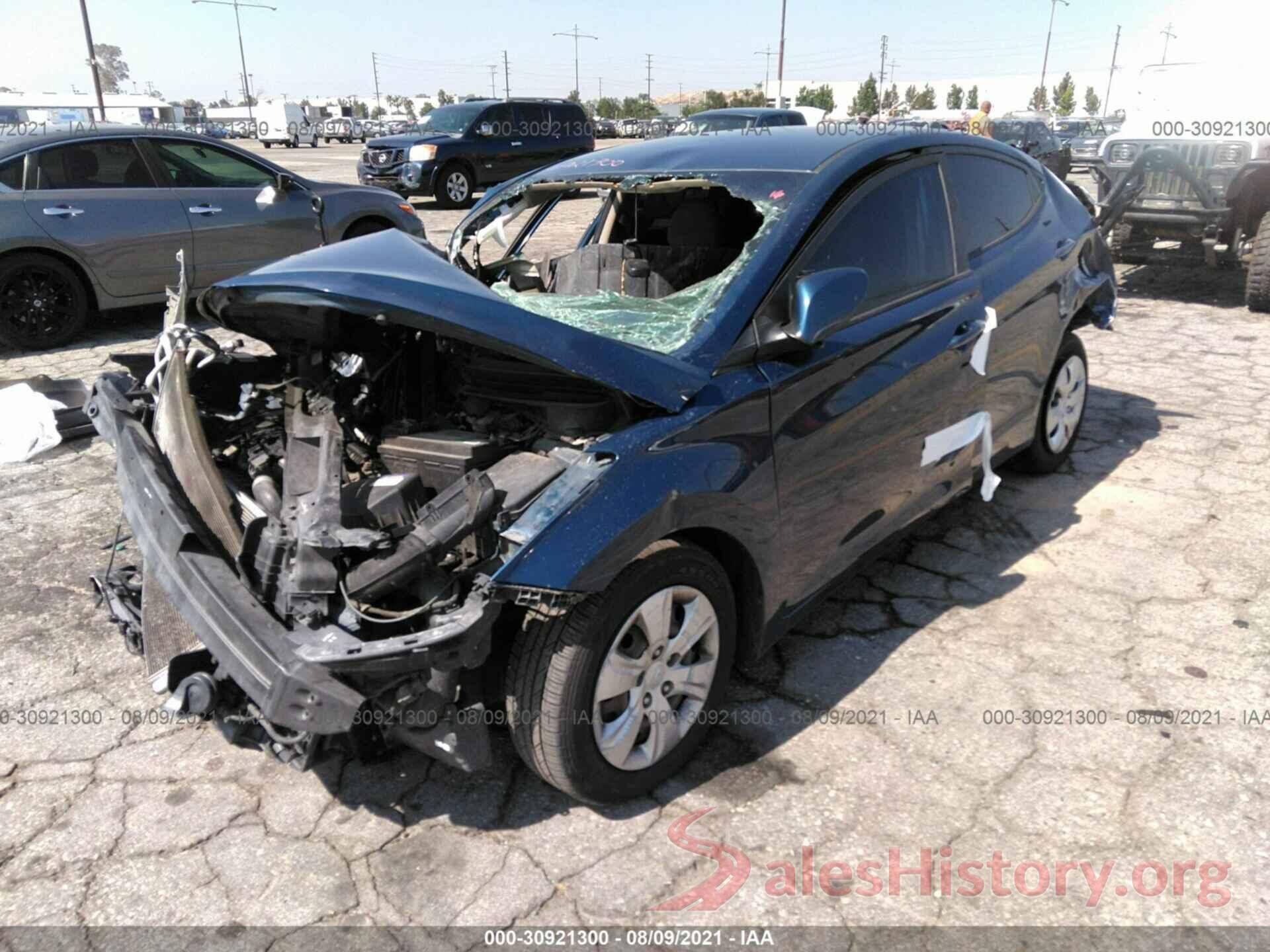 KMHDH4AE1GU483329 2016 HYUNDAI ELANTRA