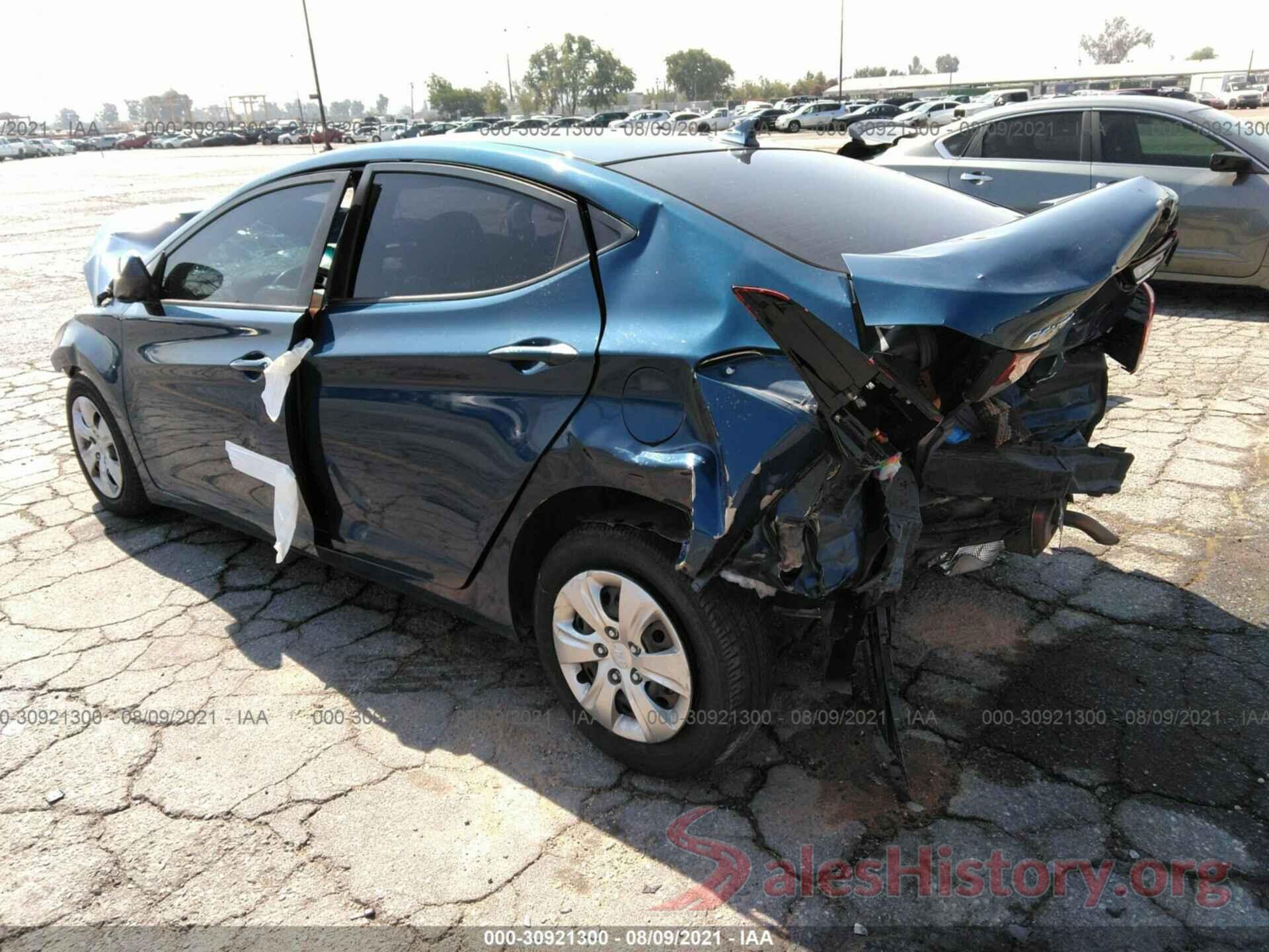 KMHDH4AE1GU483329 2016 HYUNDAI ELANTRA