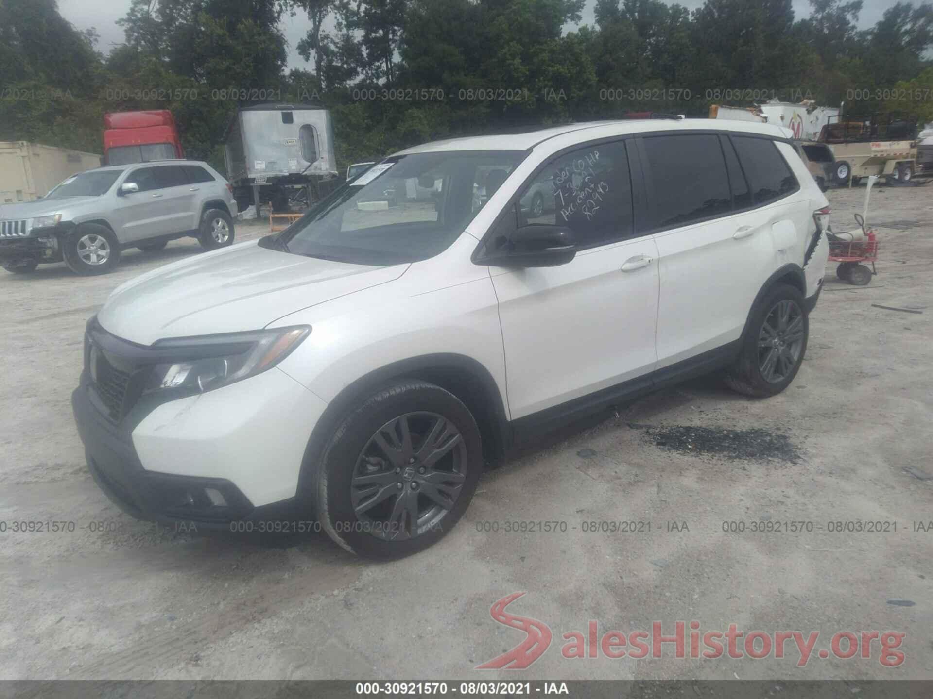 5FNYF7H57KB006795 2019 HONDA PASSPORT