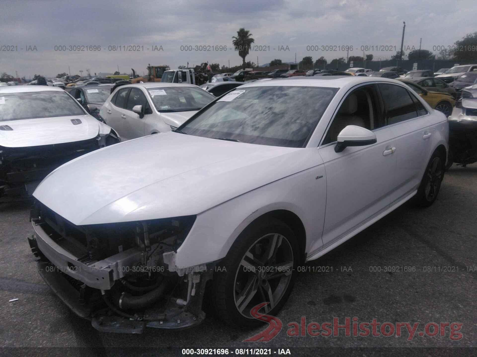 WAULMAF4XJA217839 2018 AUDI A4