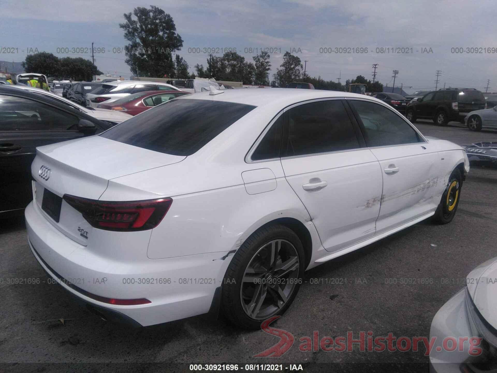 WAULMAF4XJA217839 2018 AUDI A4