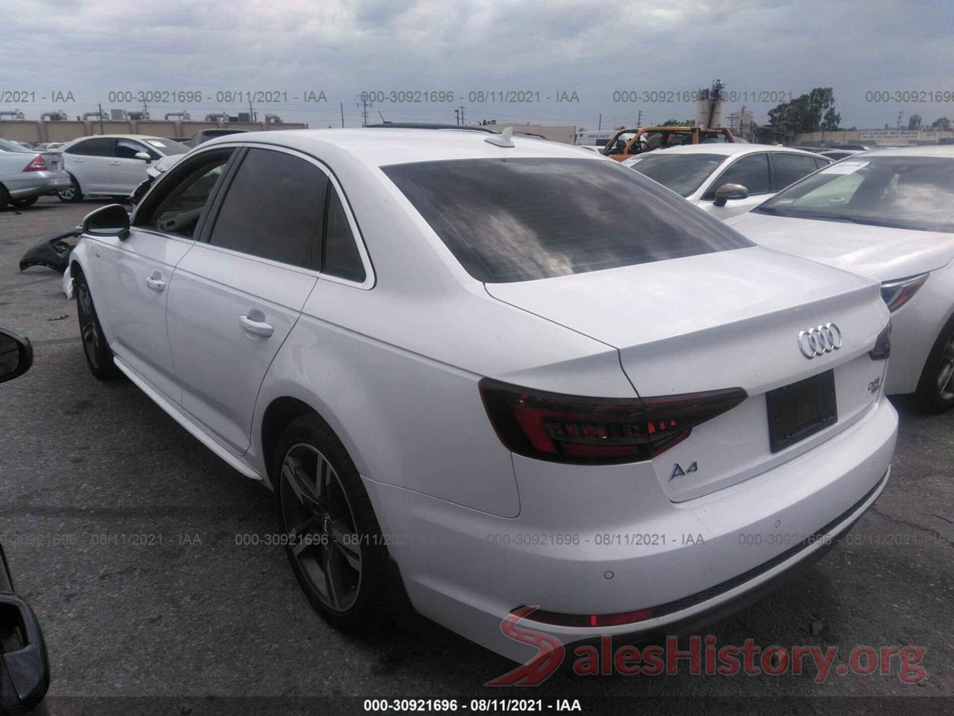 WAULMAF4XJA217839 2018 AUDI A4