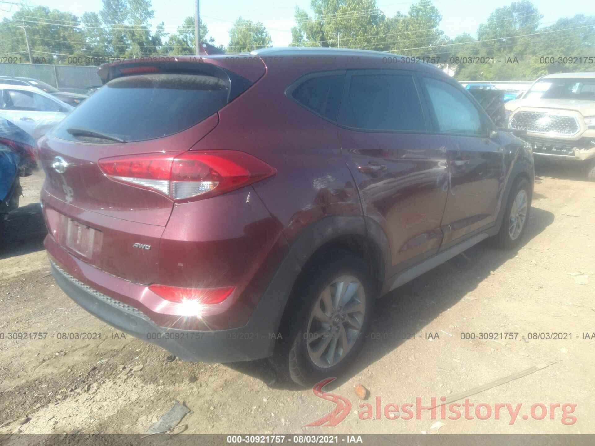 KM8J3CA41JU627911 2018 HYUNDAI TUCSON