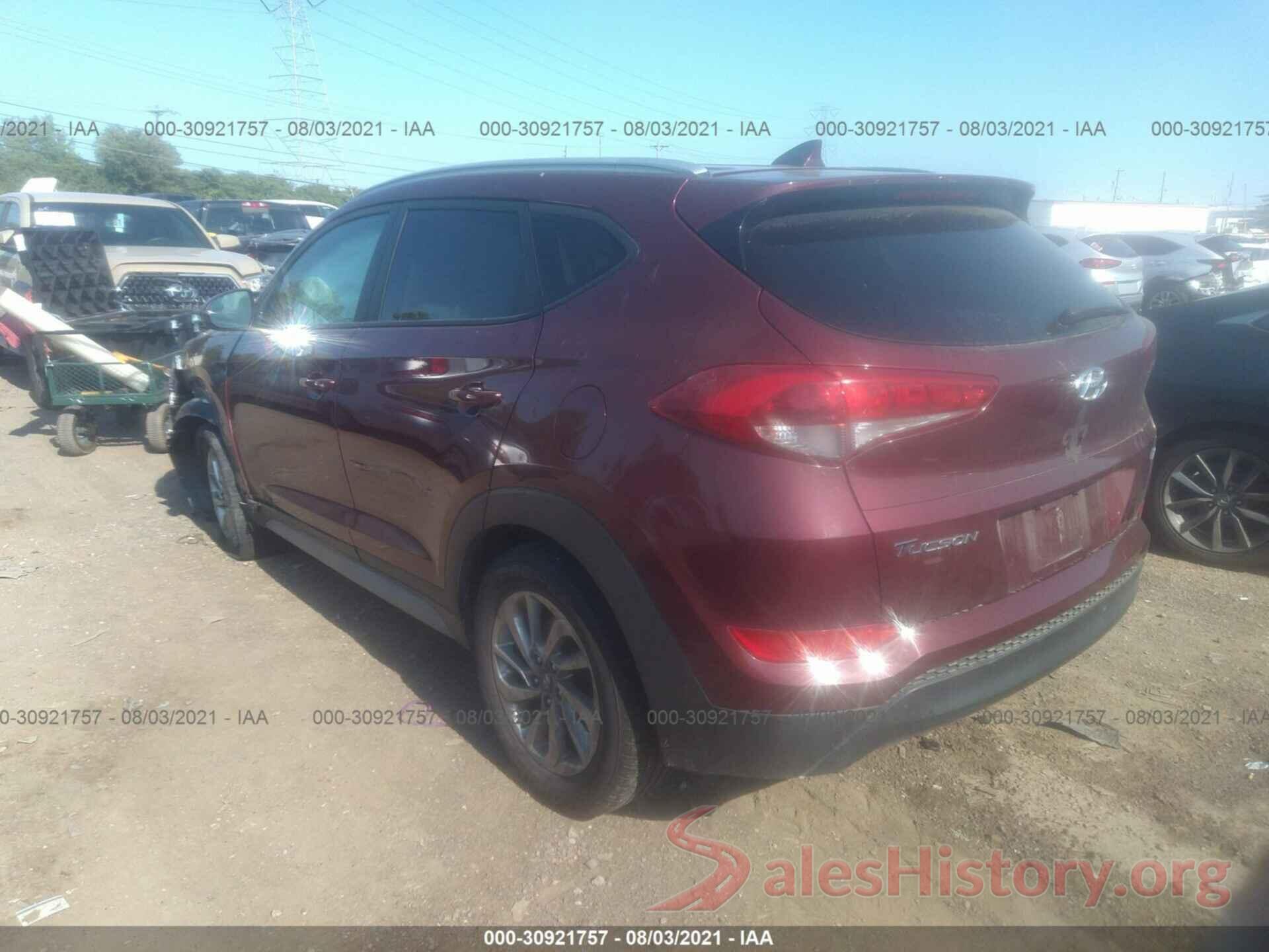 KM8J3CA41JU627911 2018 HYUNDAI TUCSON