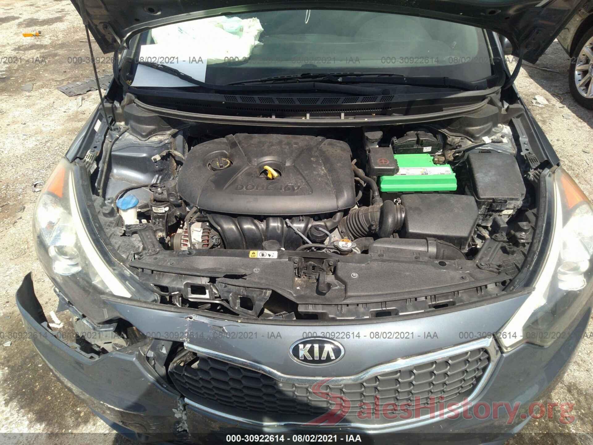 KNAFK4A67G5551860 2016 KIA FORTE