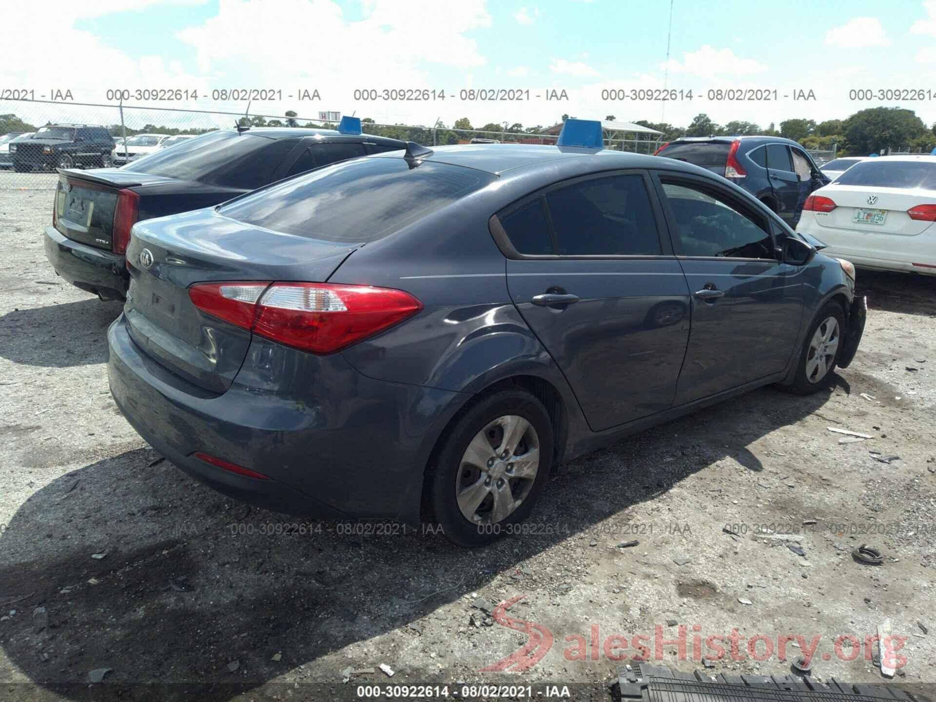 KNAFK4A67G5551860 2016 KIA FORTE