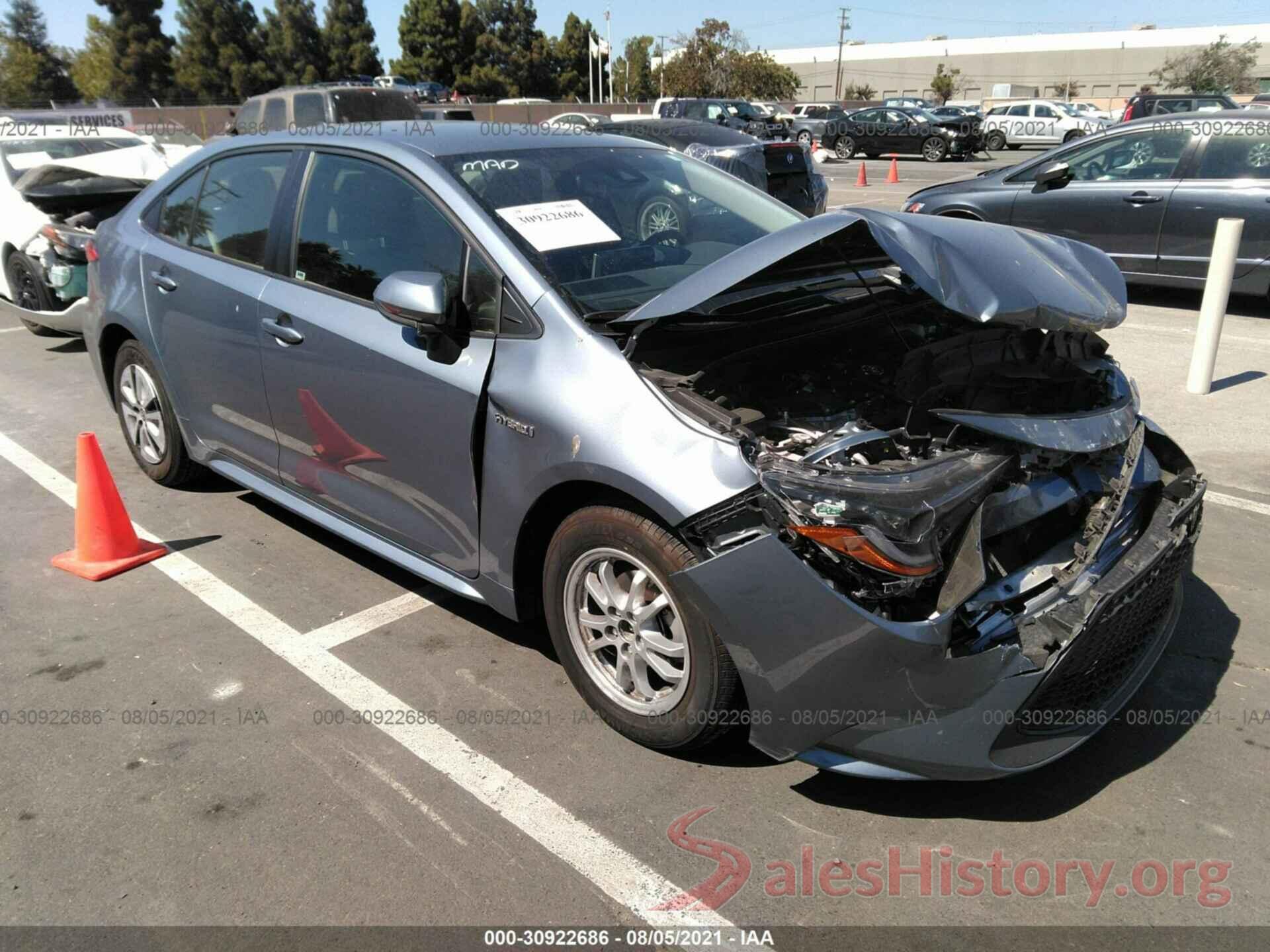 JTDEAMDE1MJ008513 2021 TOYOTA COROLLA