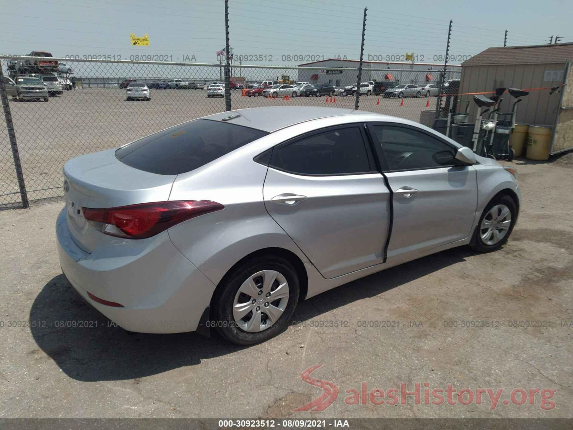 5NPDH4AE2GH795772 2016 HYUNDAI ELANTRA