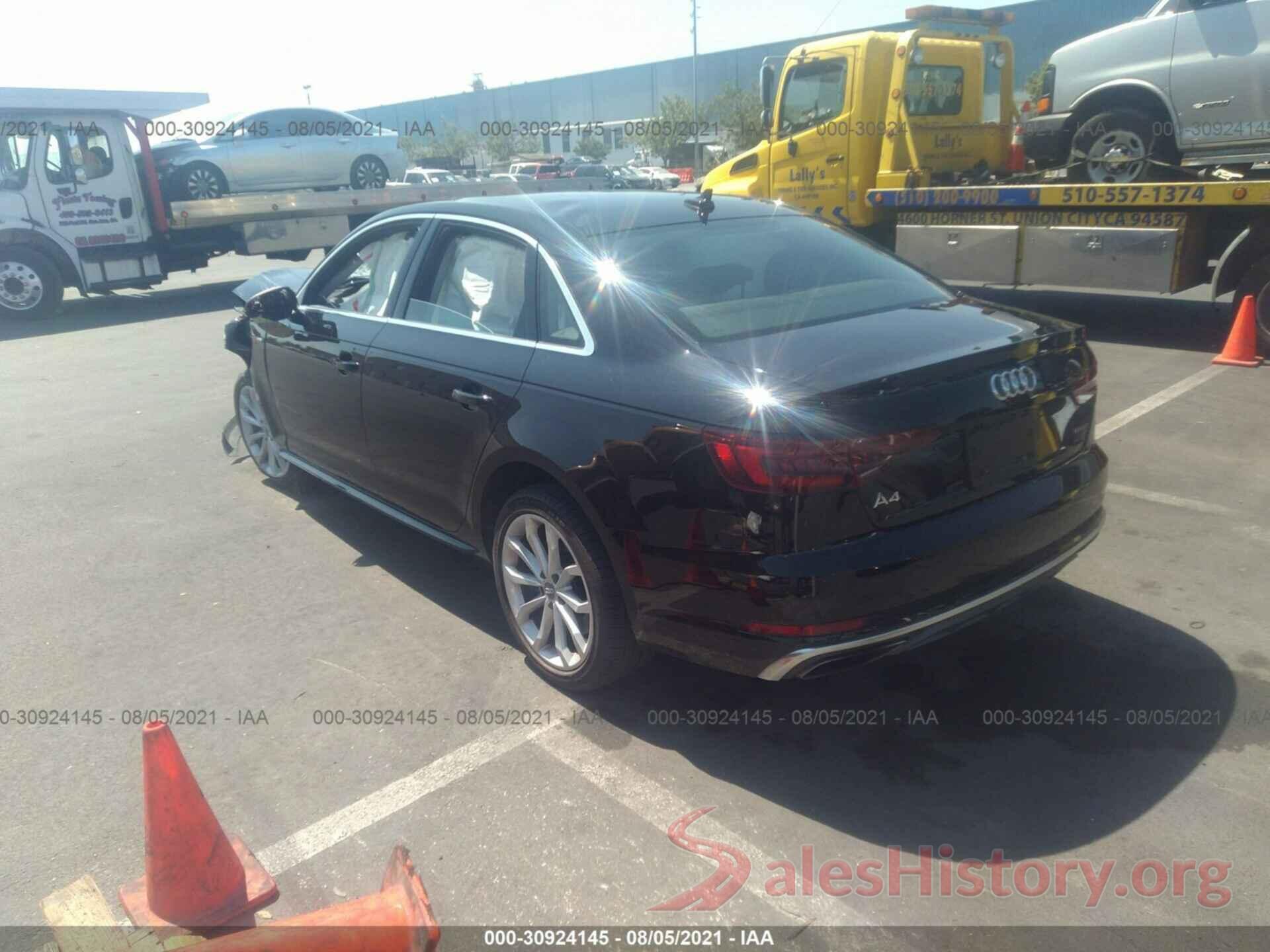 WAUENAF48KN014822 2019 AUDI A4