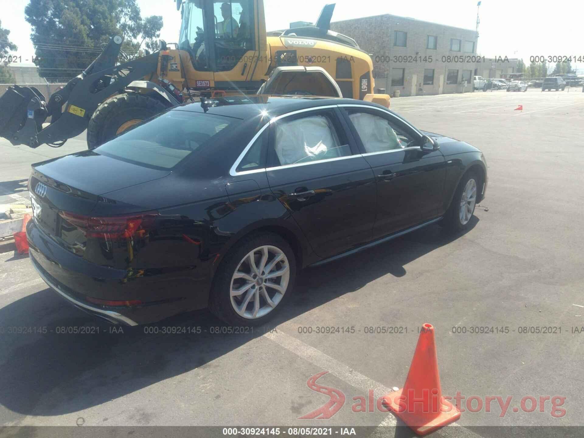 WAUENAF48KN014822 2019 AUDI A4