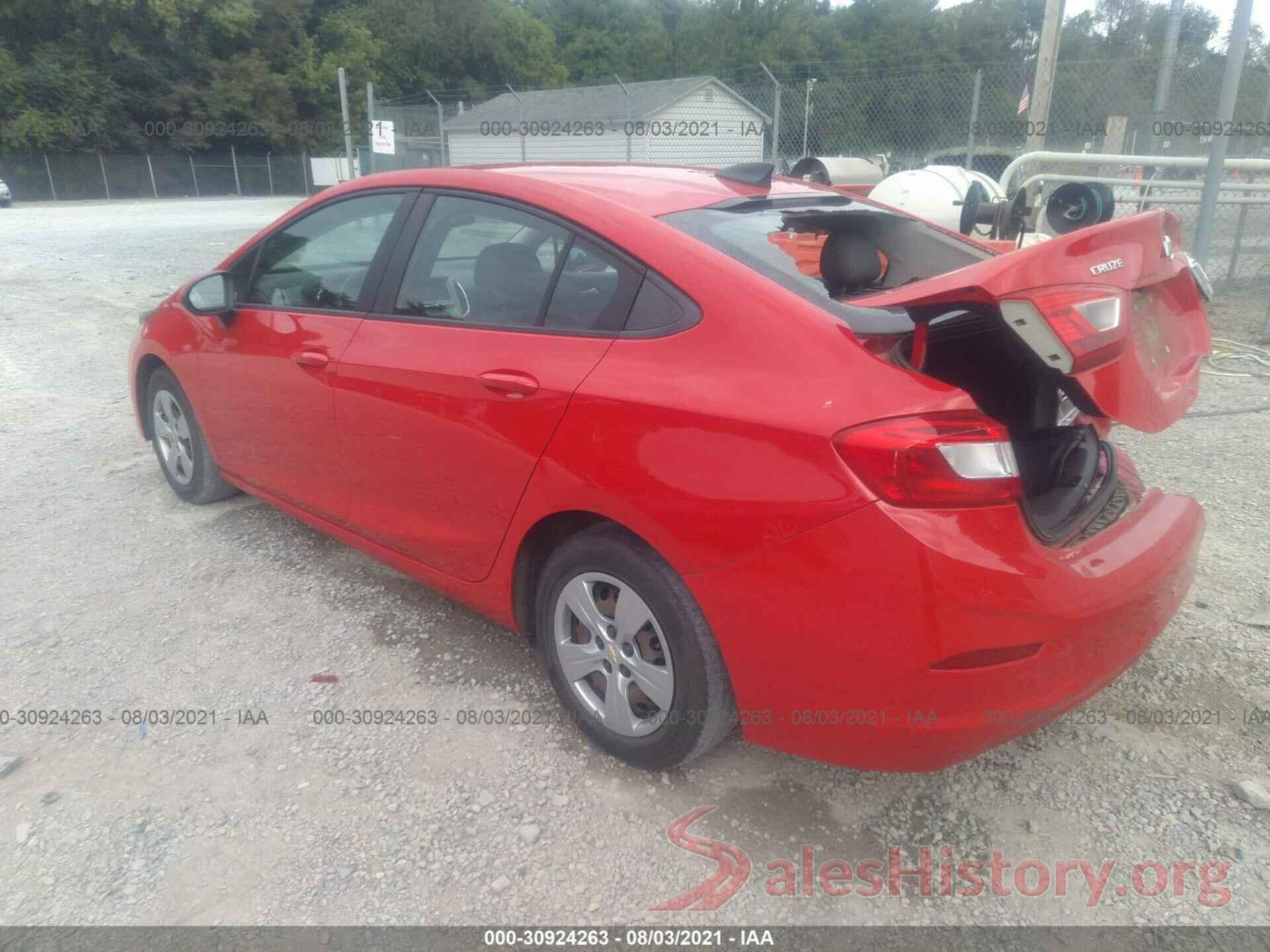 1G1BC5SMXH7221386 2017 CHEVROLET CRUZE