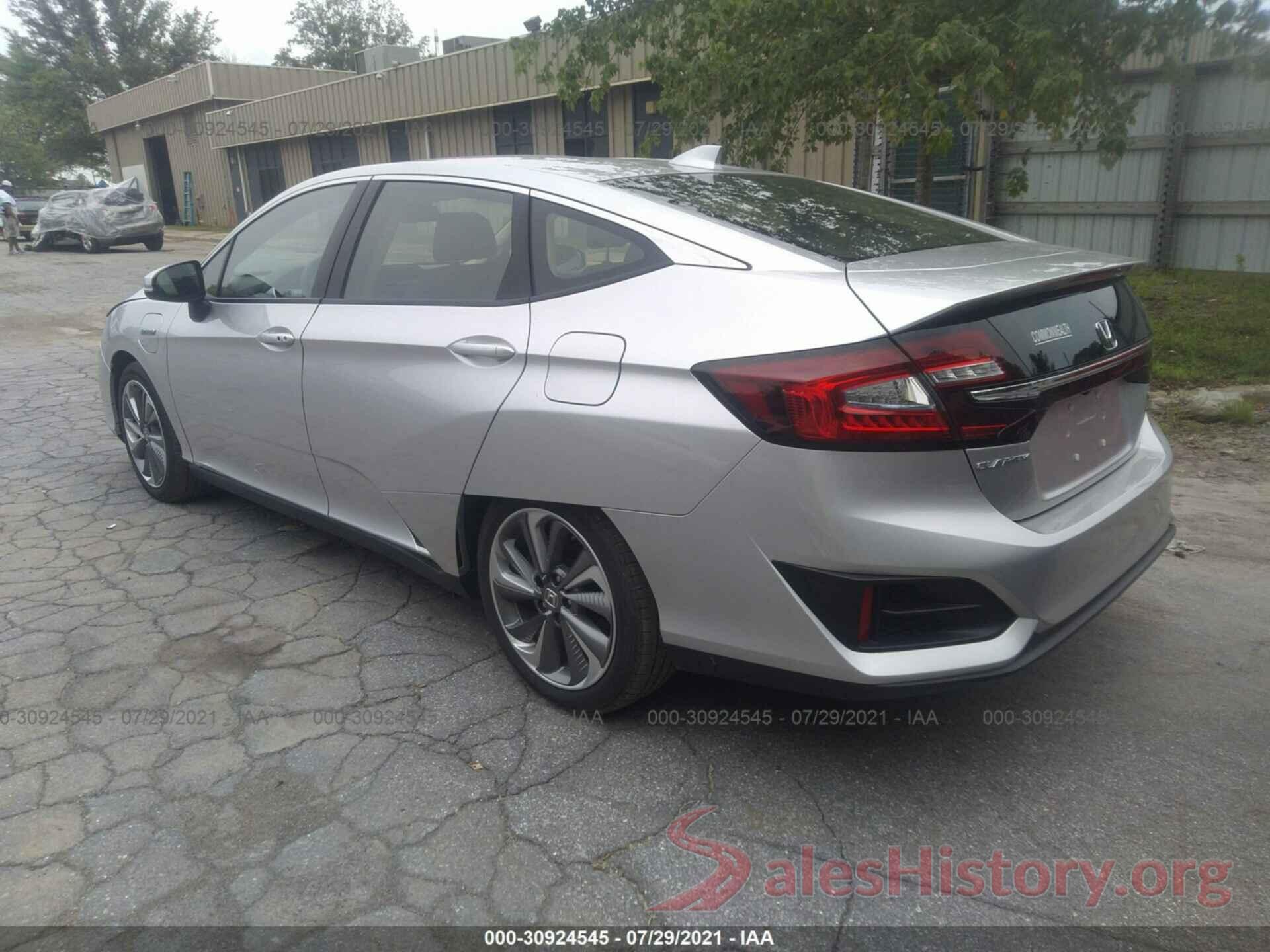 JHMZC5F14JC019449 2018 HONDA CLARITY PLUG-IN HYBRID