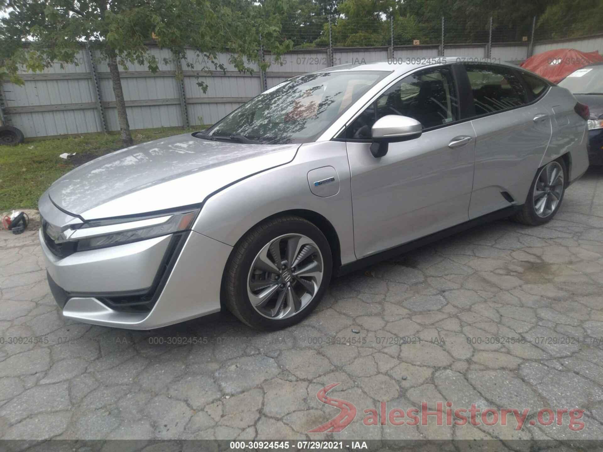 JHMZC5F14JC019449 2018 HONDA CLARITY PLUG-IN HYBRID