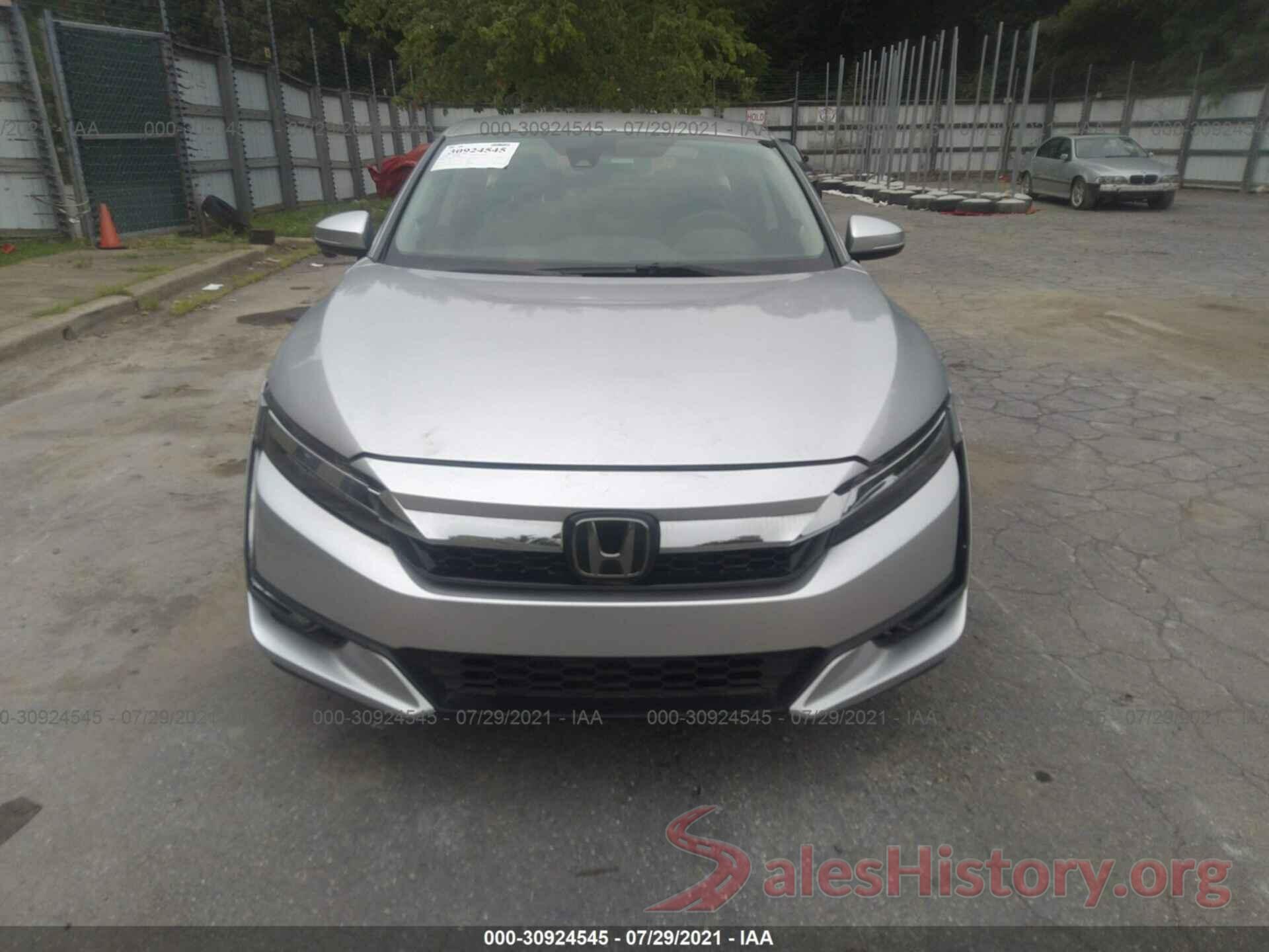 JHMZC5F14JC019449 2018 HONDA CLARITY PLUG-IN HYBRID