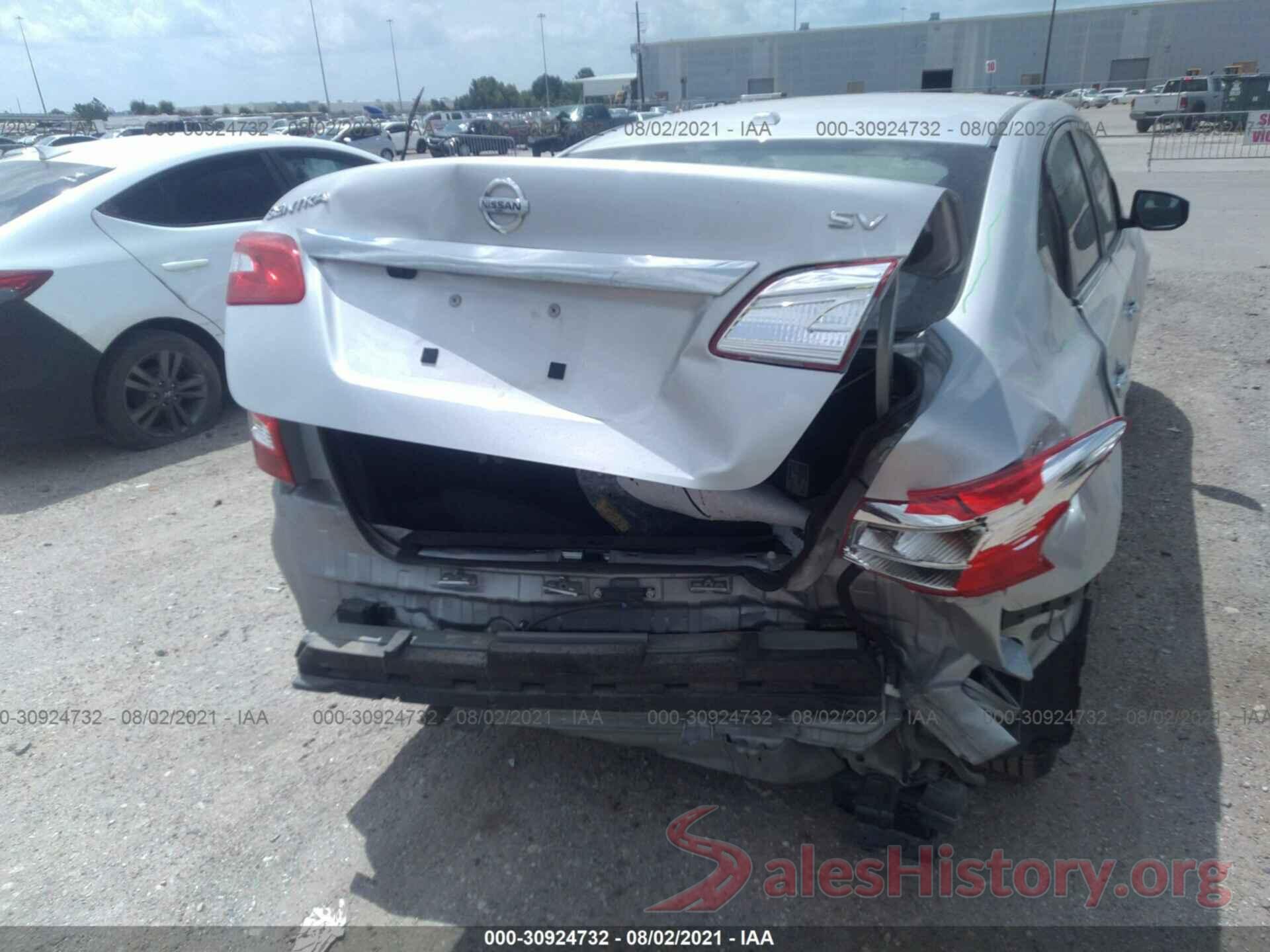 3N1AB7AP6KY373316 2019 NISSAN SENTRA