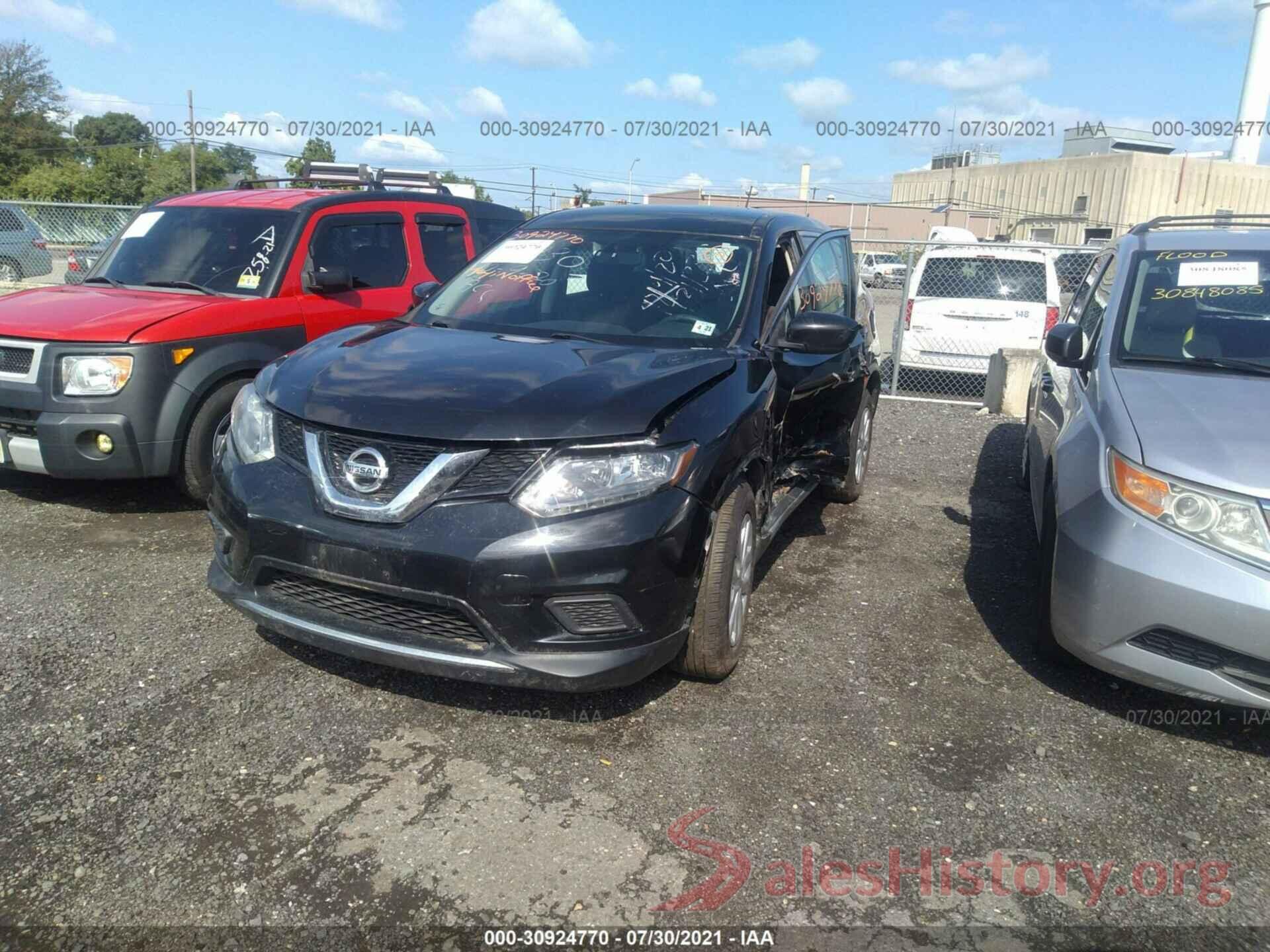 KNMAT2MV8GP659765 2016 NISSAN ROGUE