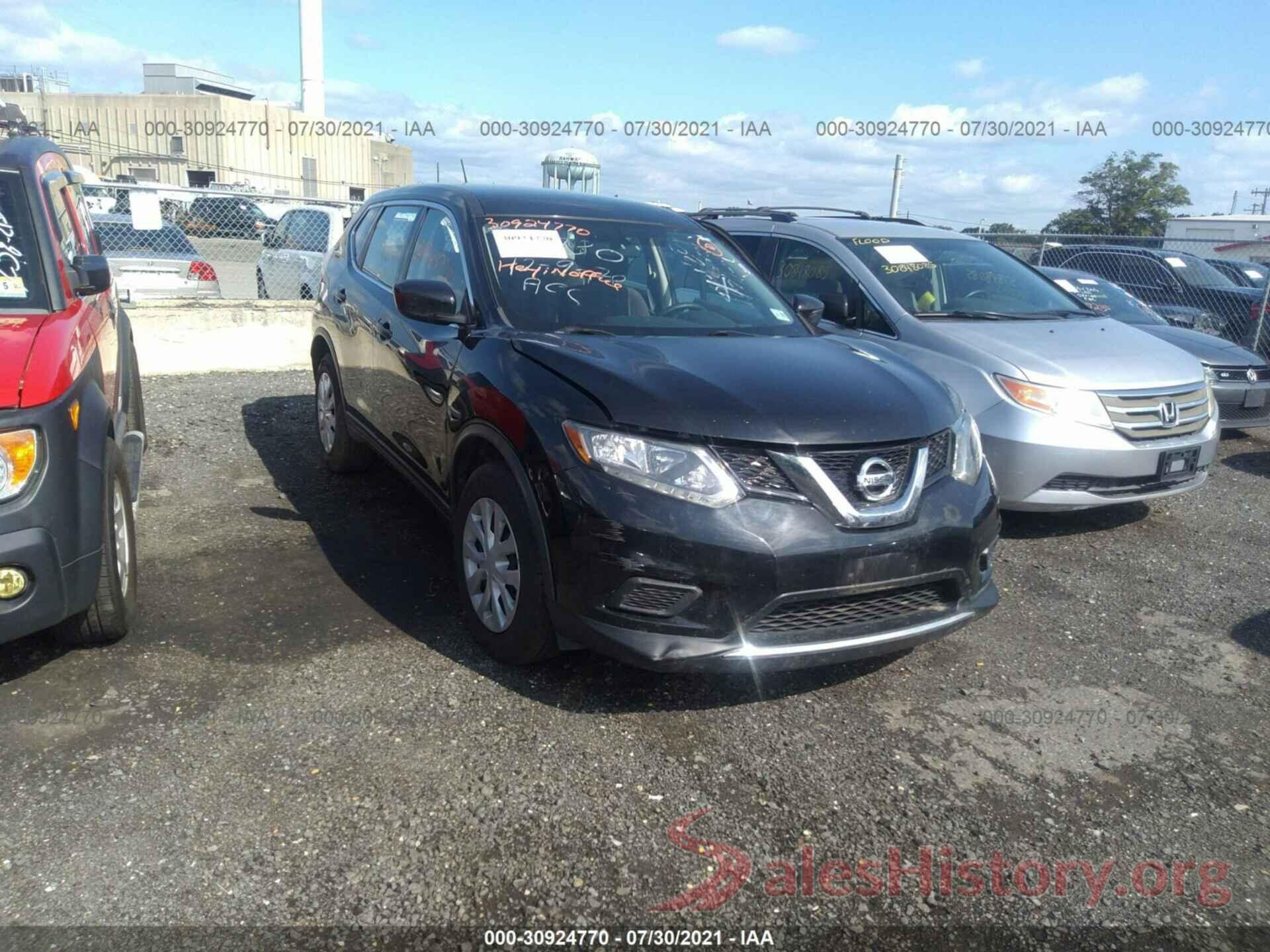 KNMAT2MV8GP659765 2016 NISSAN ROGUE