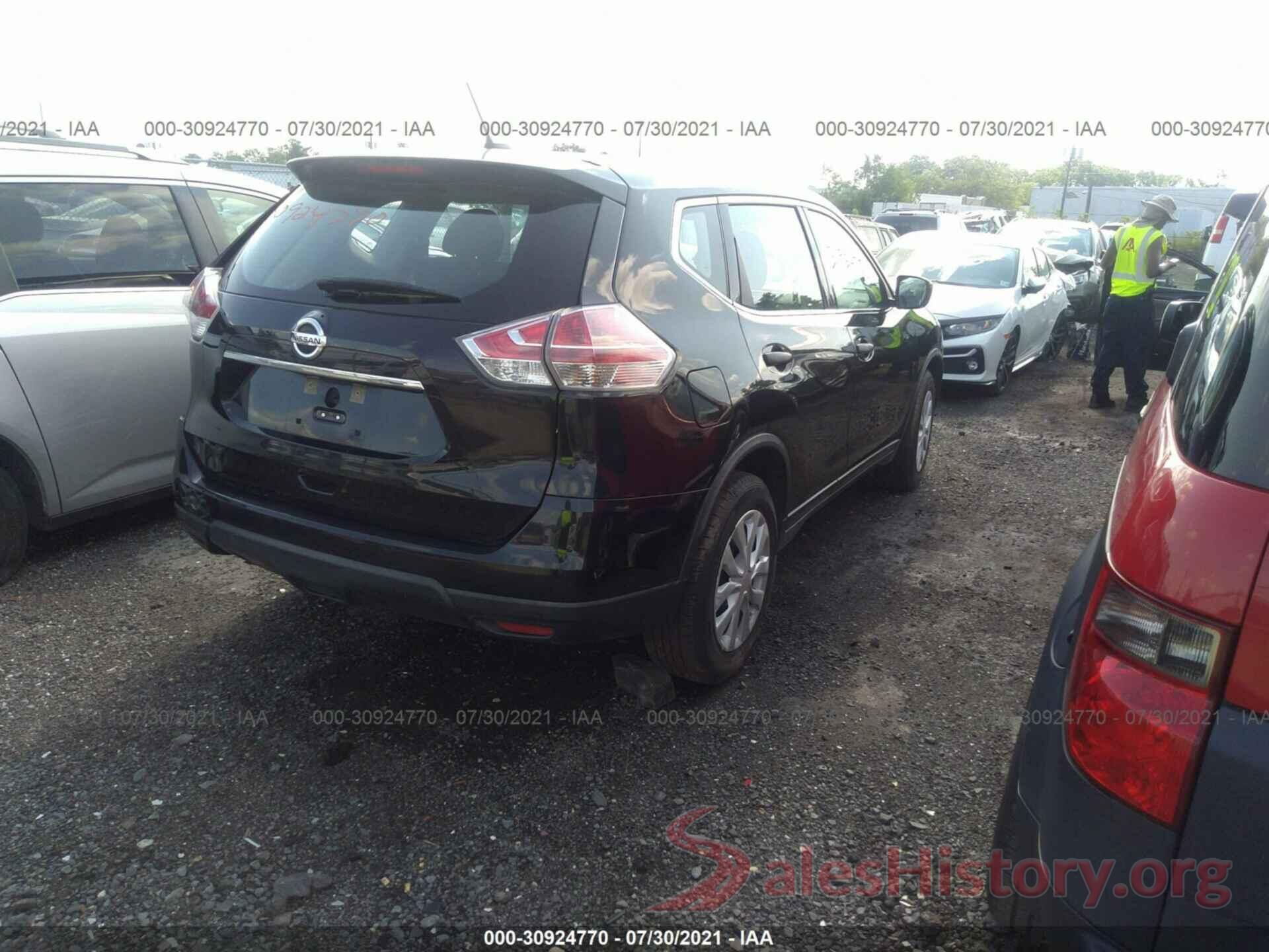 KNMAT2MV8GP659765 2016 NISSAN ROGUE