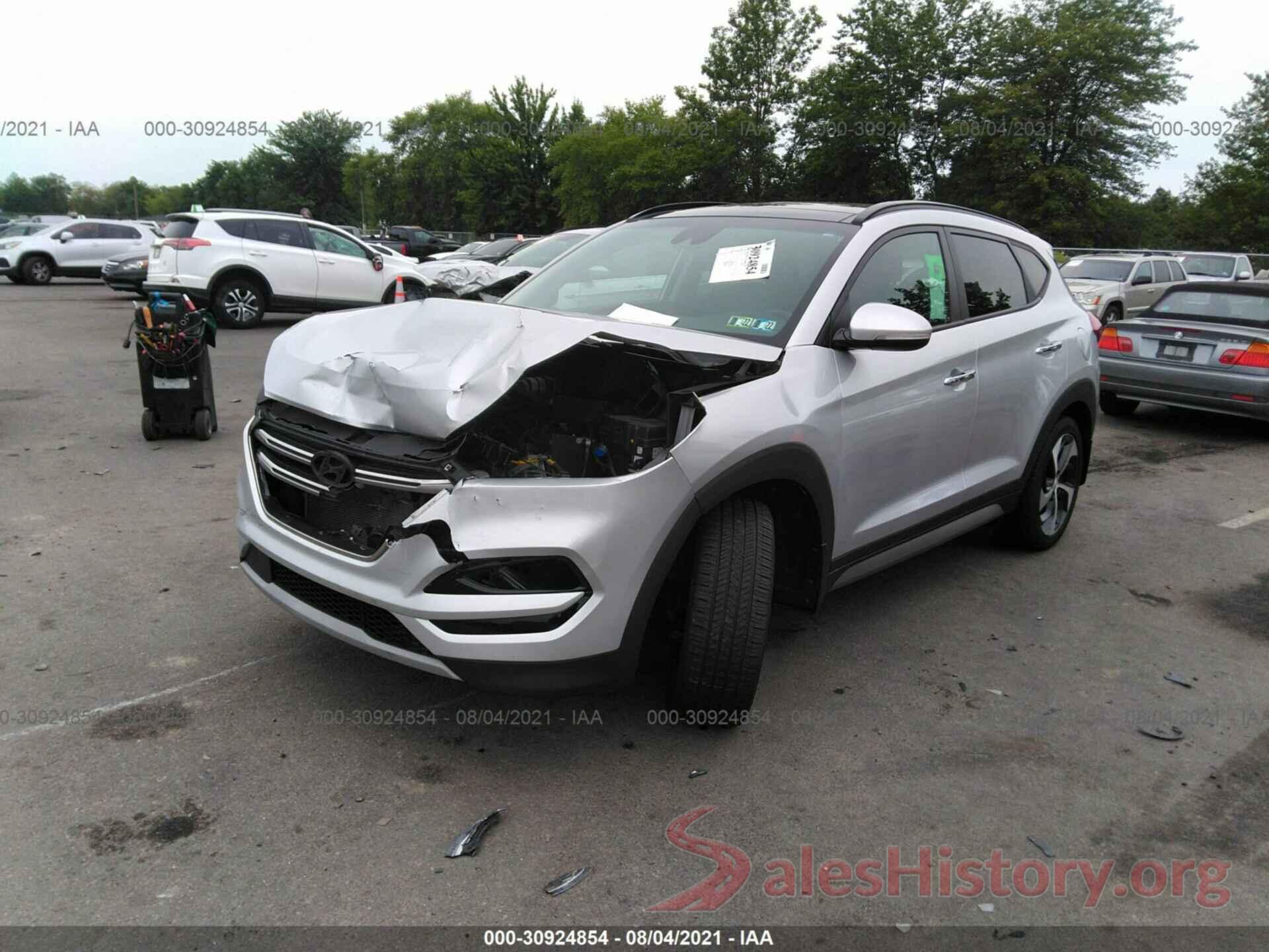 KM8J3CA22HU333071 2017 HYUNDAI TUCSON