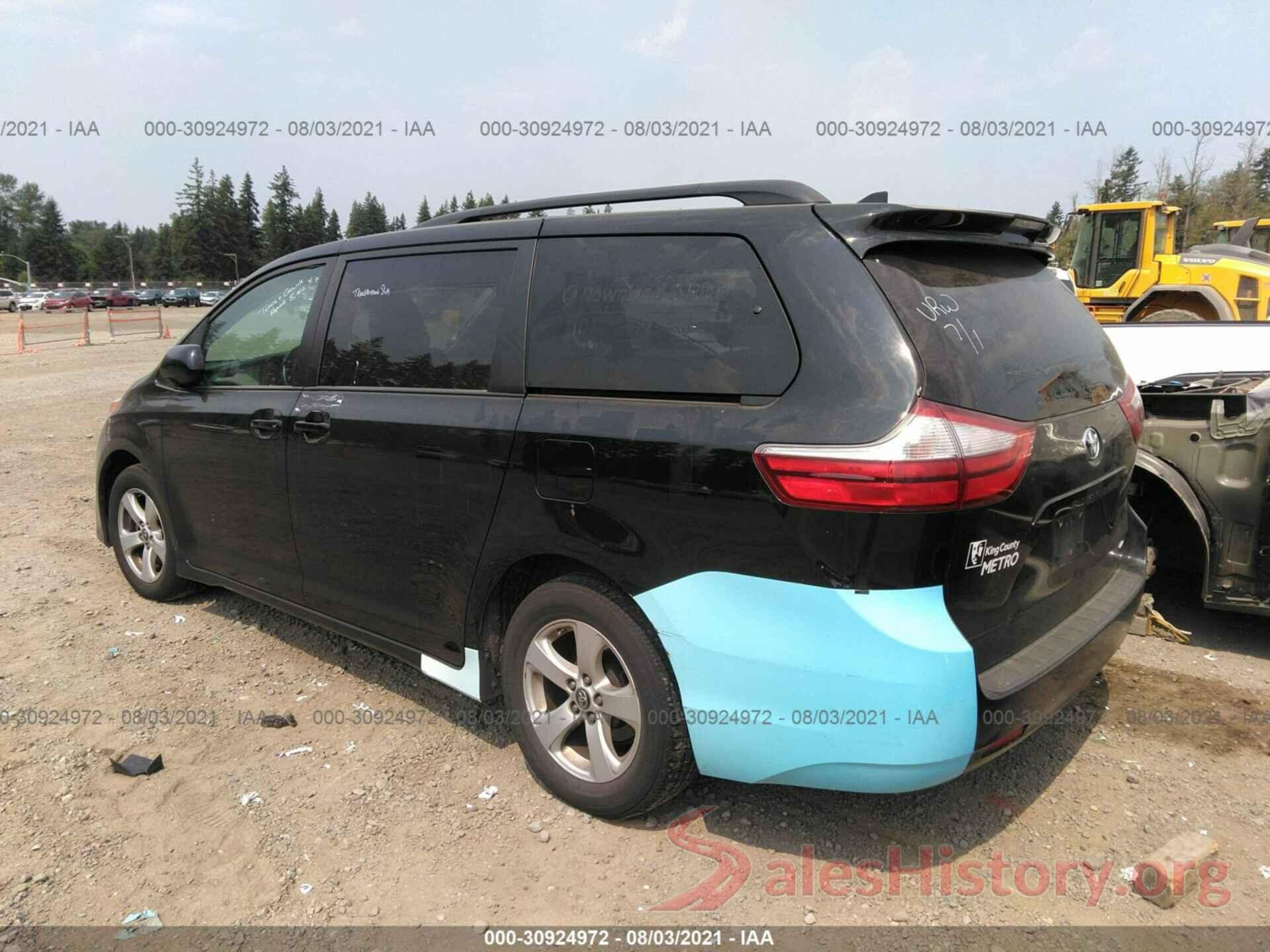 5TDKZ3DC2KS005480 2019 TOYOTA SIENNA