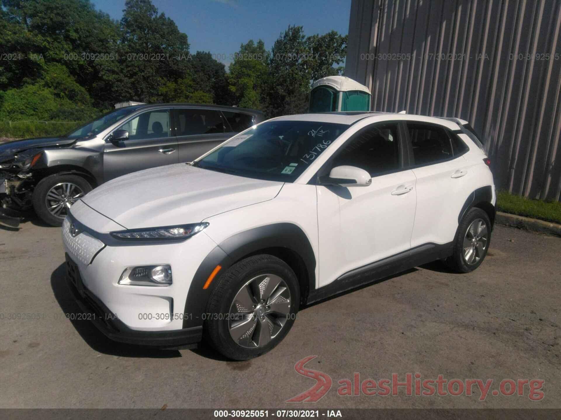 KM8K53AG2MU131786 2021 HYUNDAI KONA EV