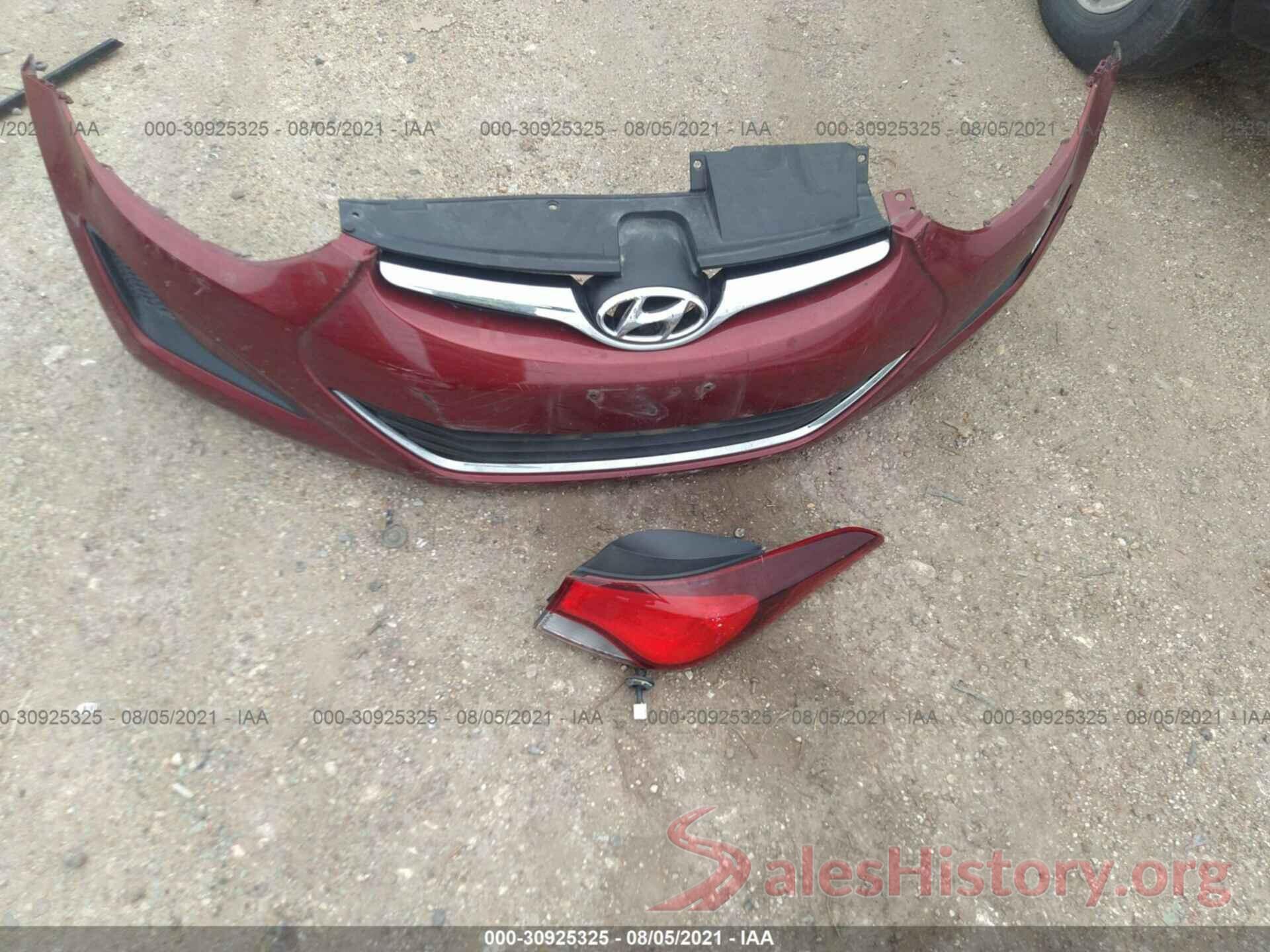 5NPDH4AE3GH669338 2016 HYUNDAI ELANTRA