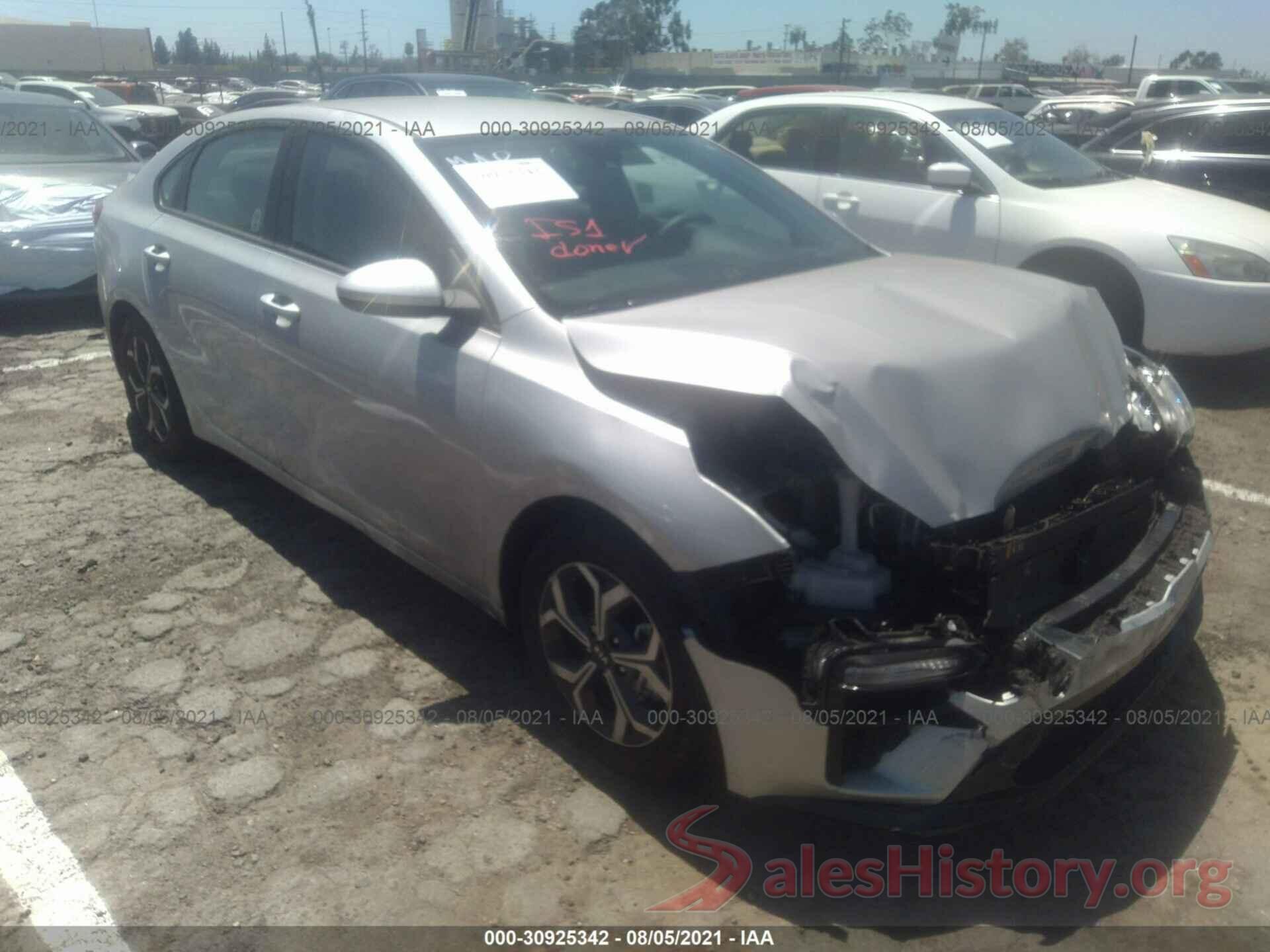 3KPF24AD9LE232508 2020 KIA FORTE