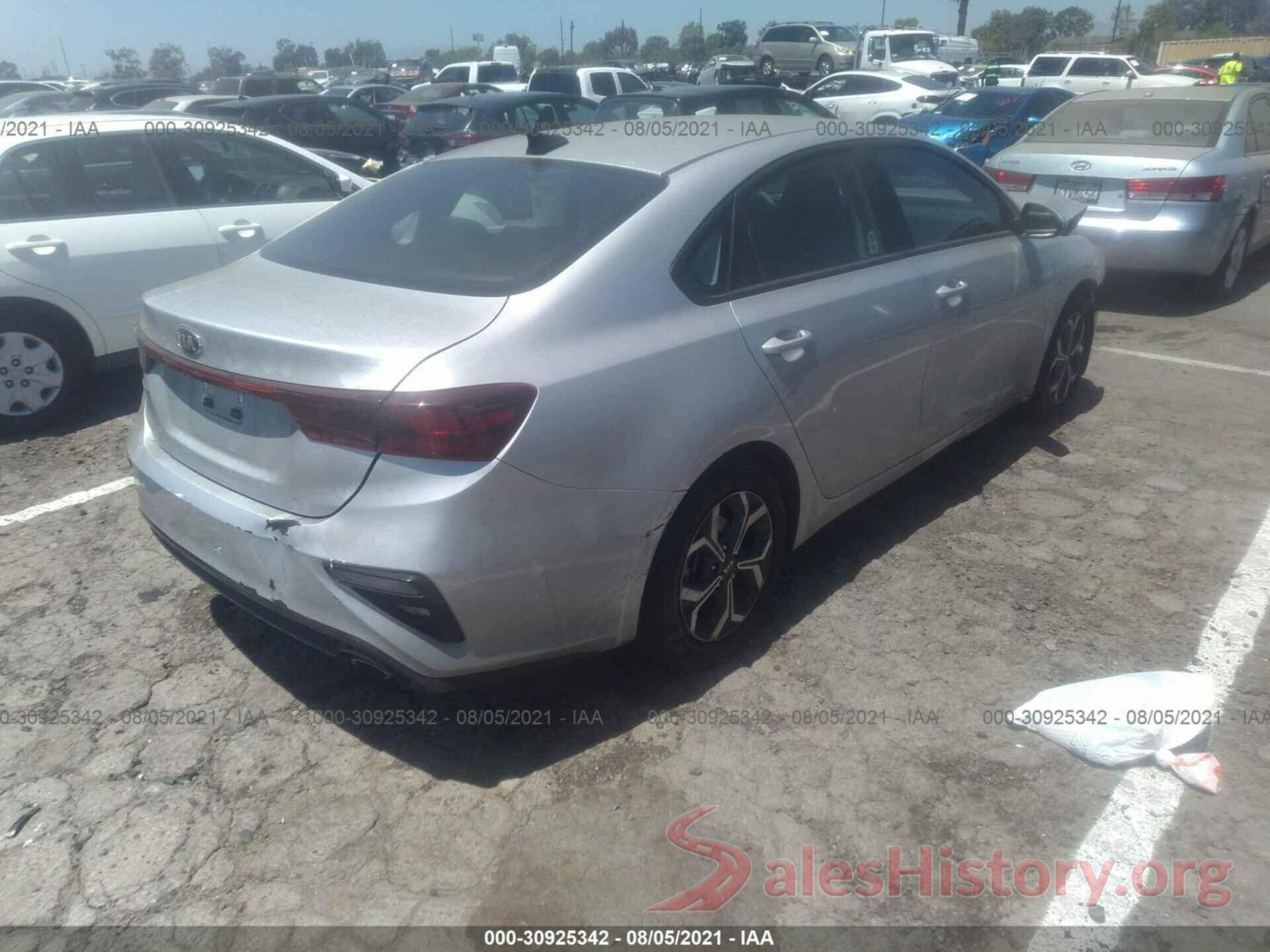 3KPF24AD9LE232508 2020 KIA FORTE