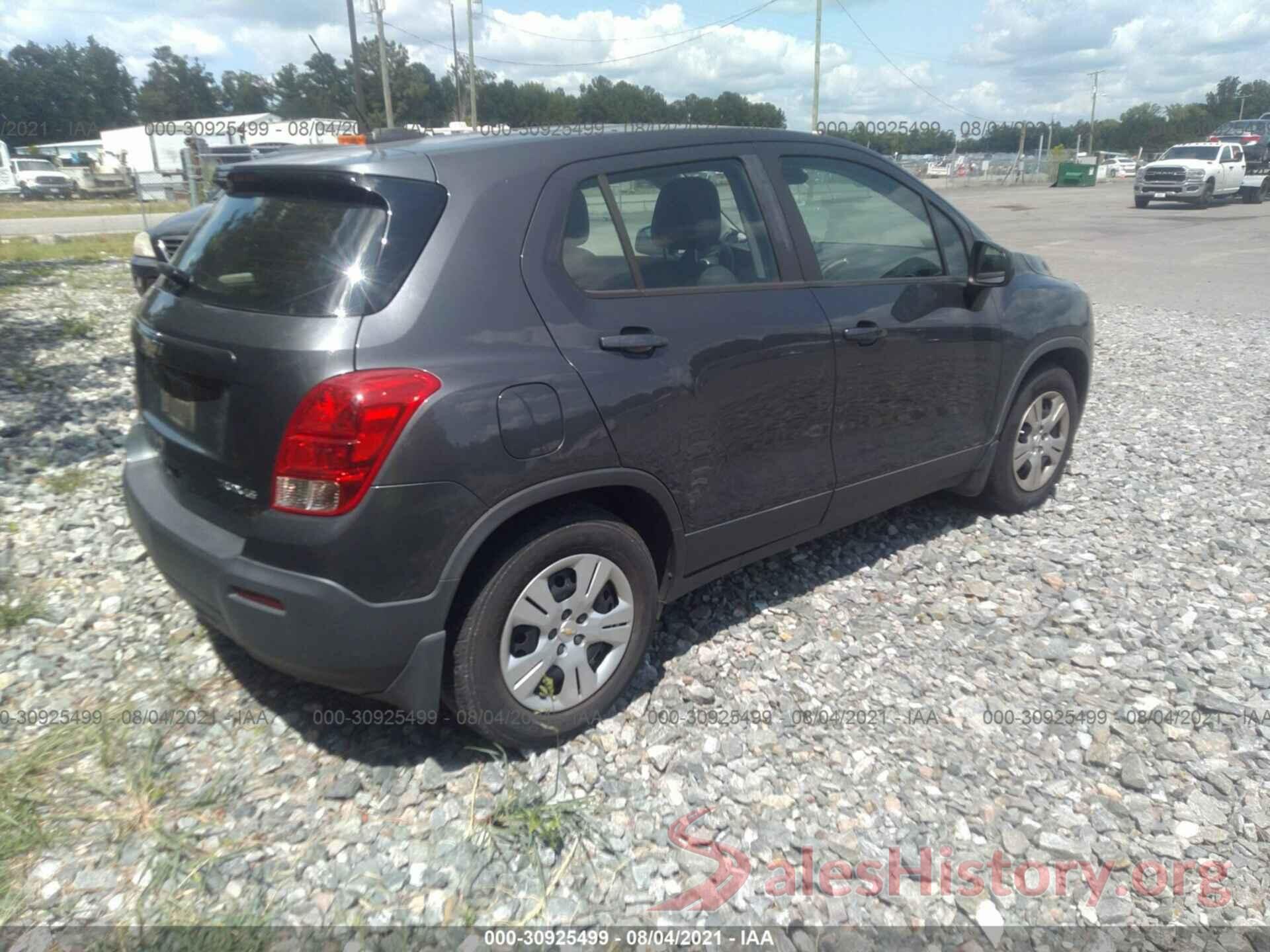 3GNCJKSB8GL174276 2016 CHEVROLET TRAX