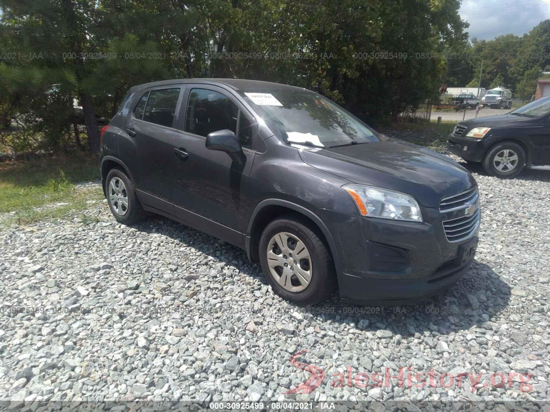 3GNCJKSB8GL174276 2016 CHEVROLET TRAX