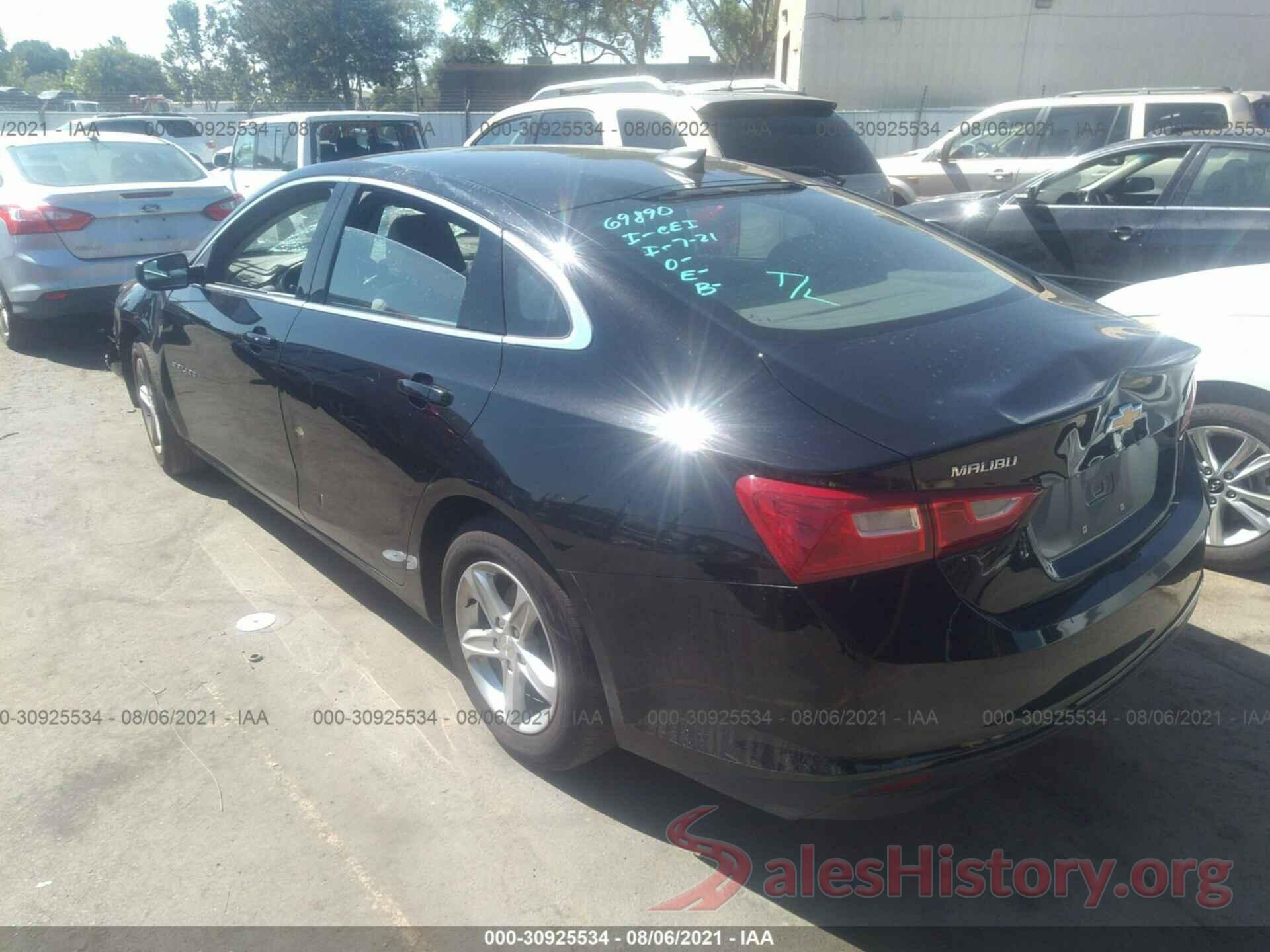 1G1ZC5ST8KF208235 2019 CHEVROLET MALIBU