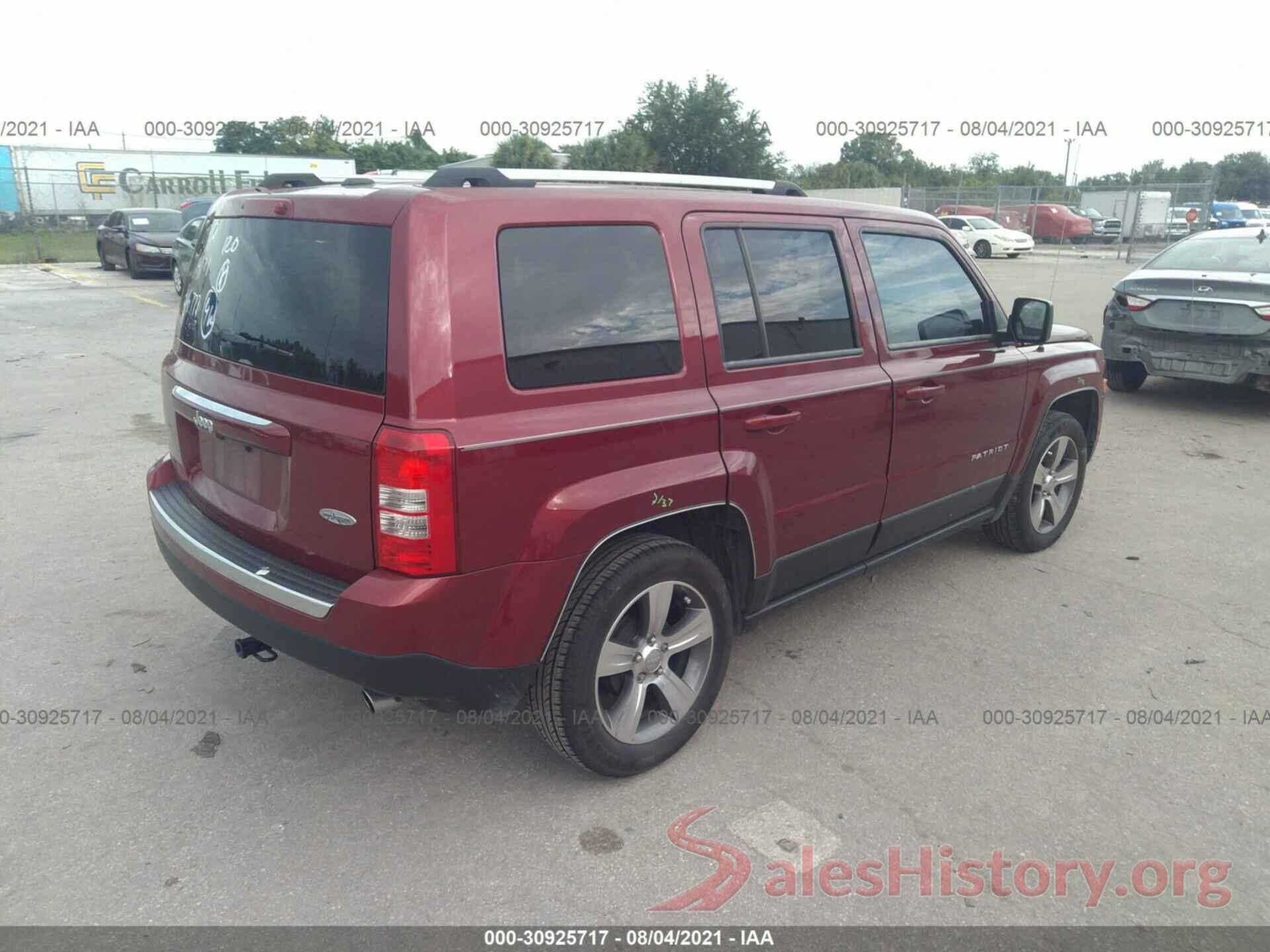 1C4NJPFA2HD132984 2017 JEEP PATRIOT