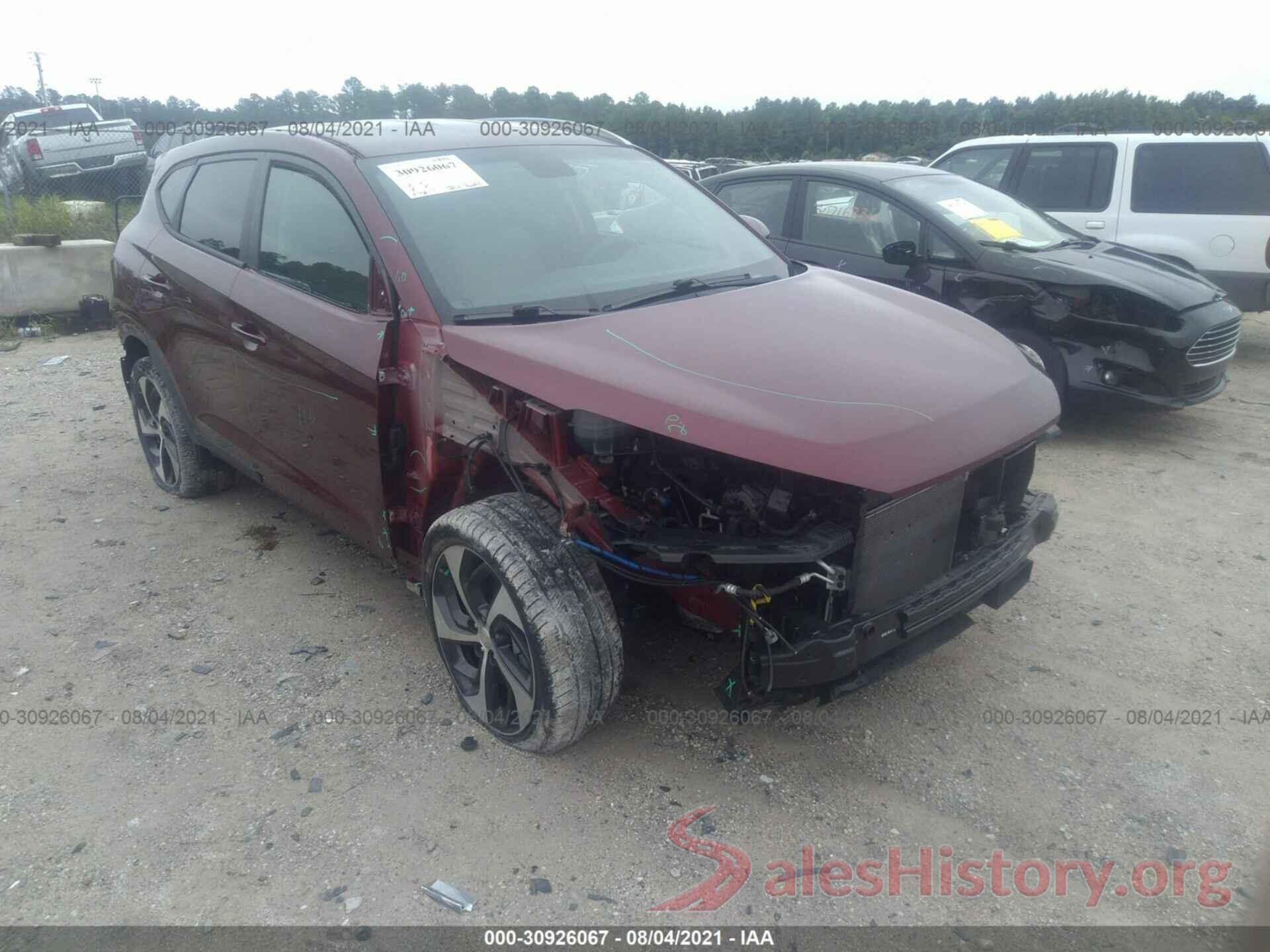 KM8J33A20GU106377 2016 HYUNDAI TUCSON