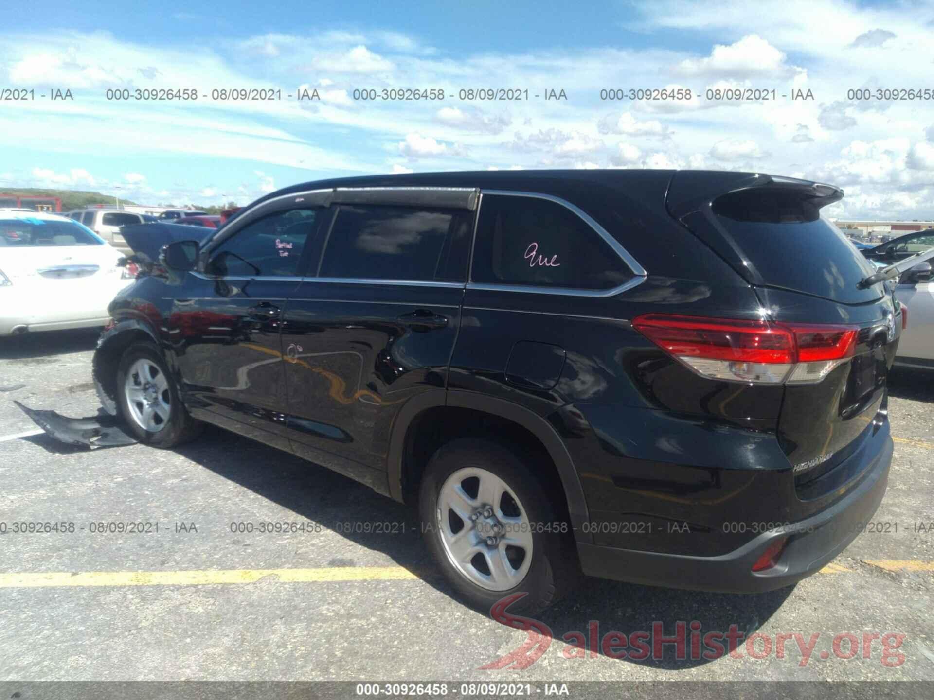 5TDZARFH2HS026680 2017 TOYOTA HIGHLANDER