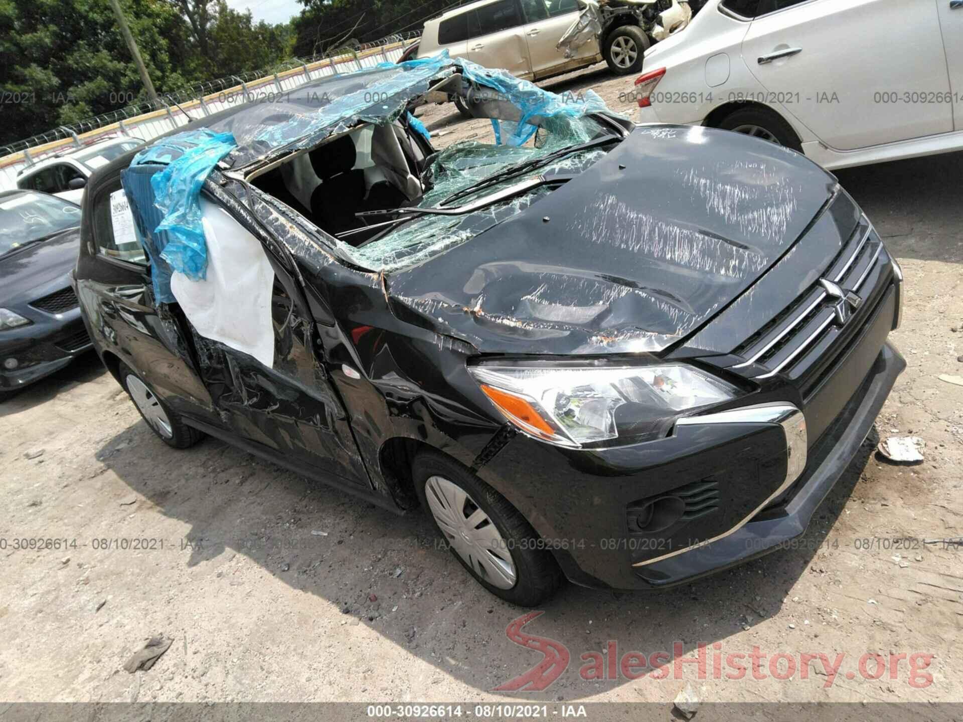 ML32AUHJ3MH002796 2021 MITSUBISHI MIRAGE