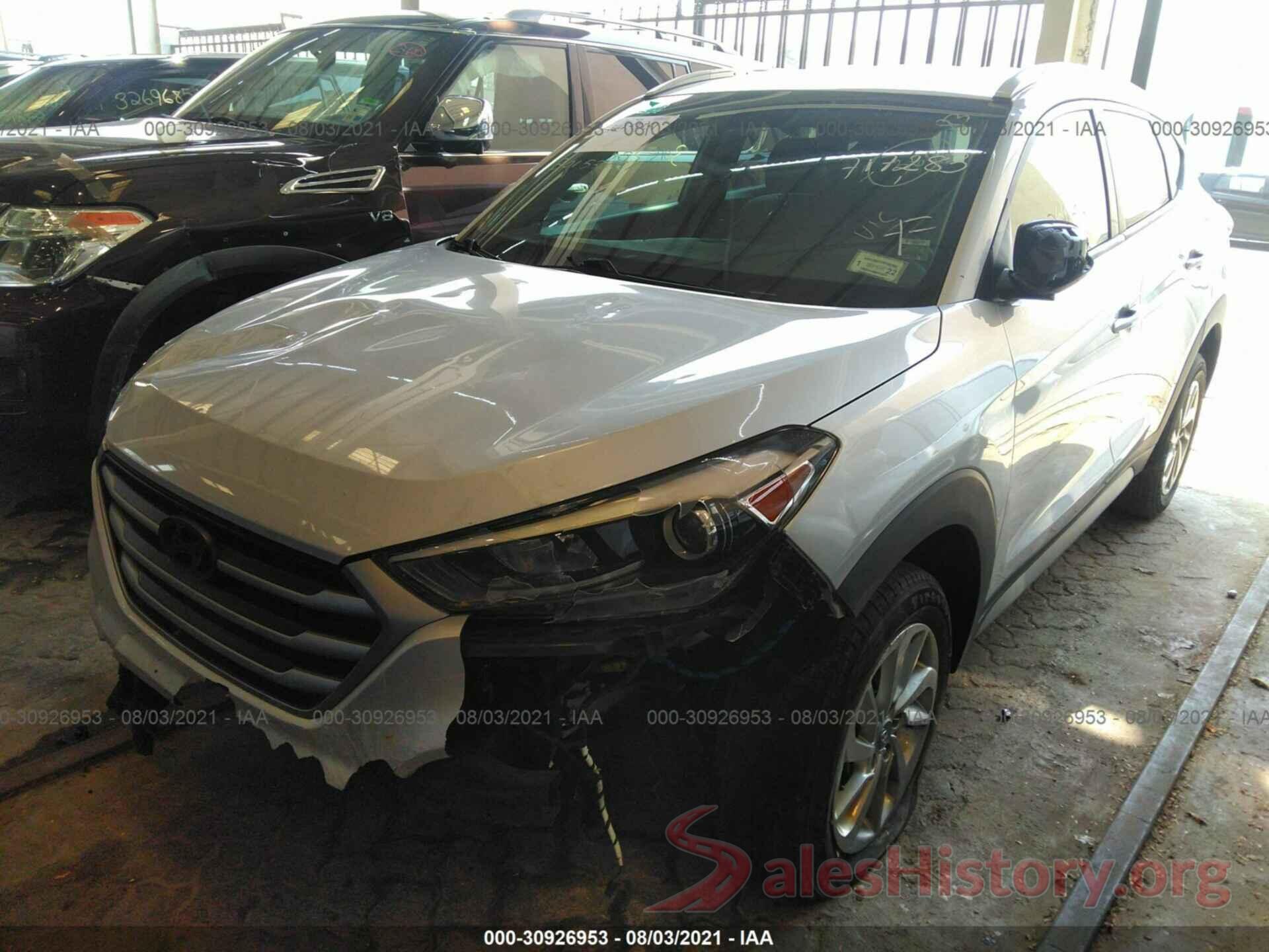 000J3CA4XJU717283 2018 HYUNDAI TUCSON