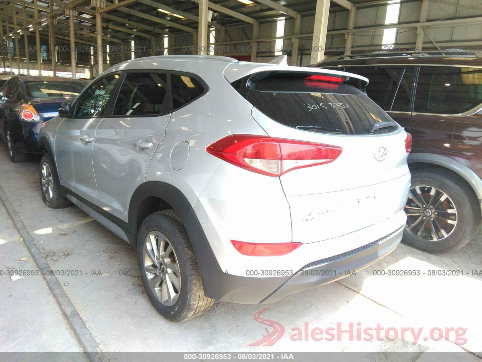 000J3CA4XJU717283 2018 HYUNDAI TUCSON