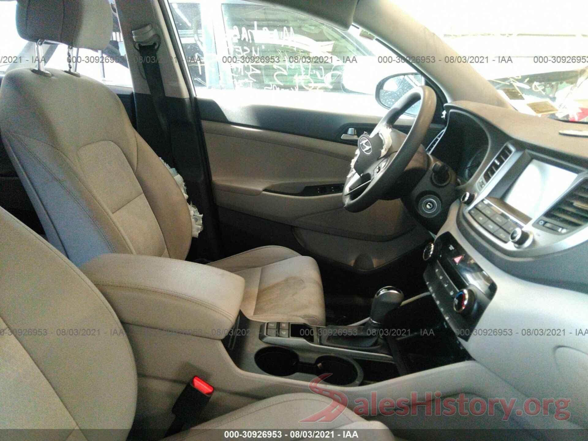 000J3CA4XJU717283 2018 HYUNDAI TUCSON