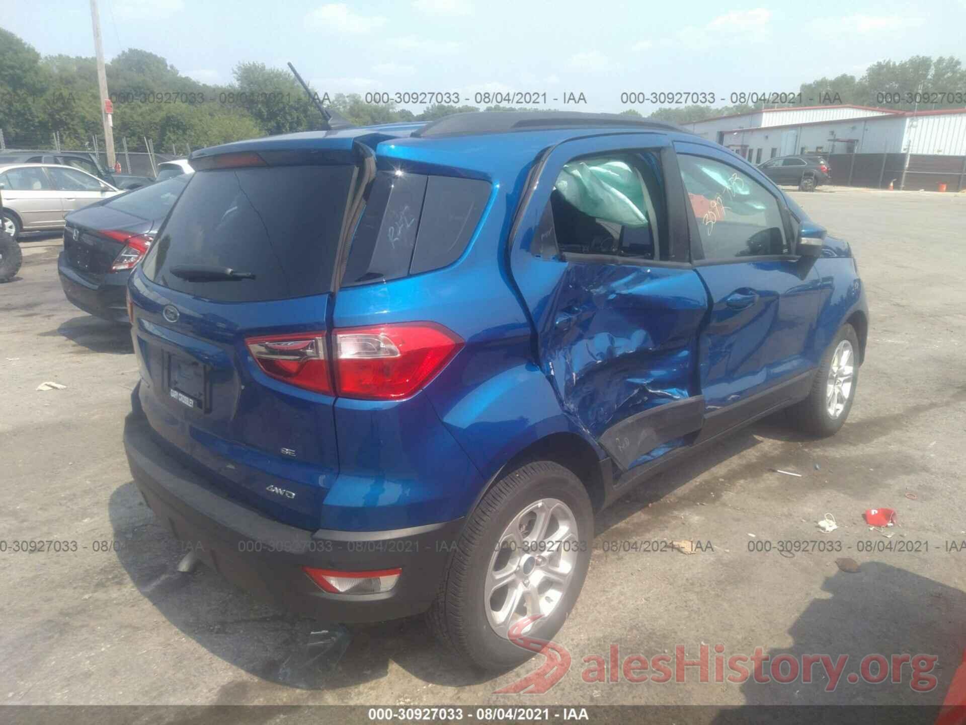 MAJ6S3GLXLC384478 2020 FORD ECOSPORT