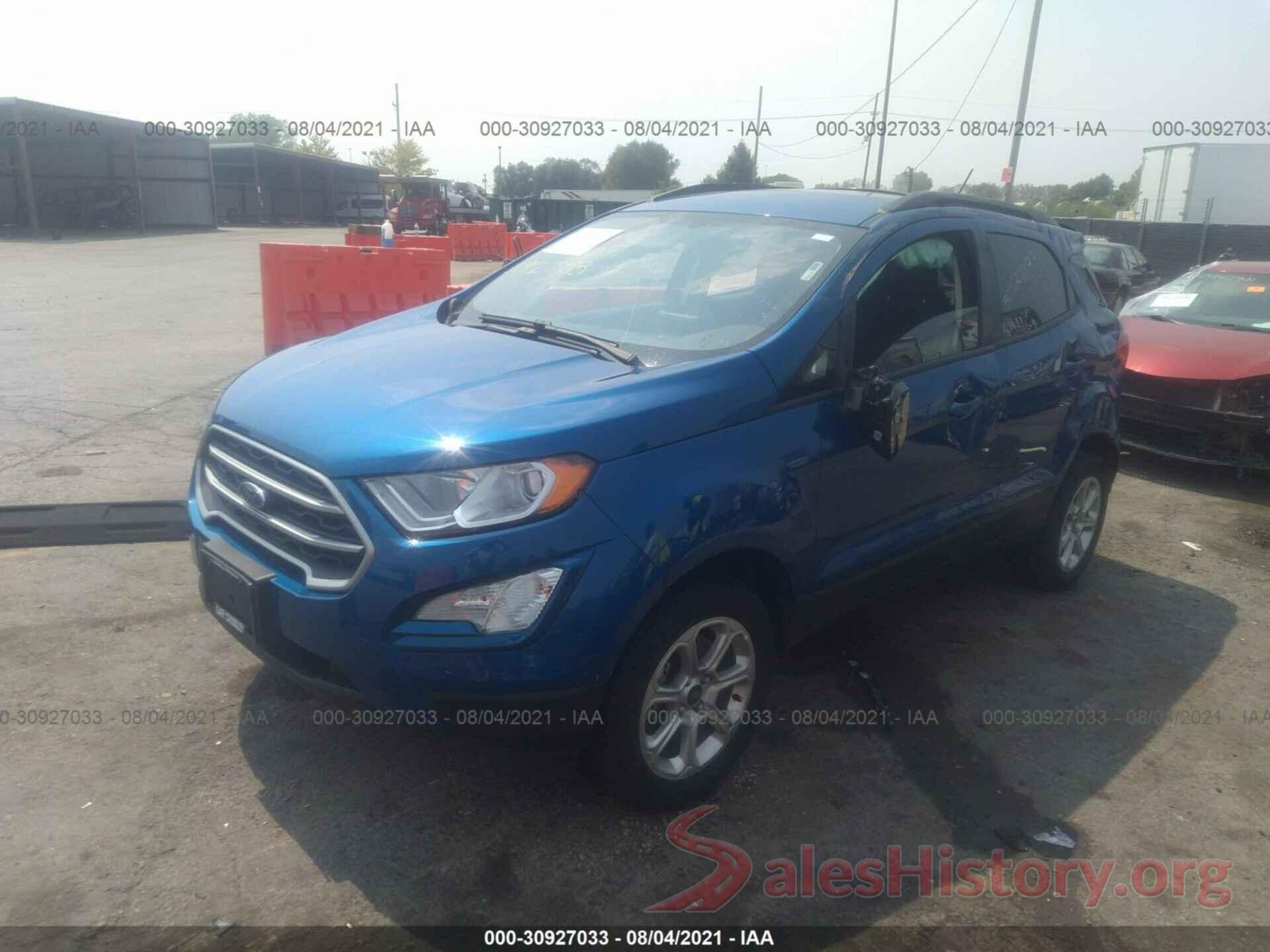 MAJ6S3GLXLC384478 2020 FORD ECOSPORT