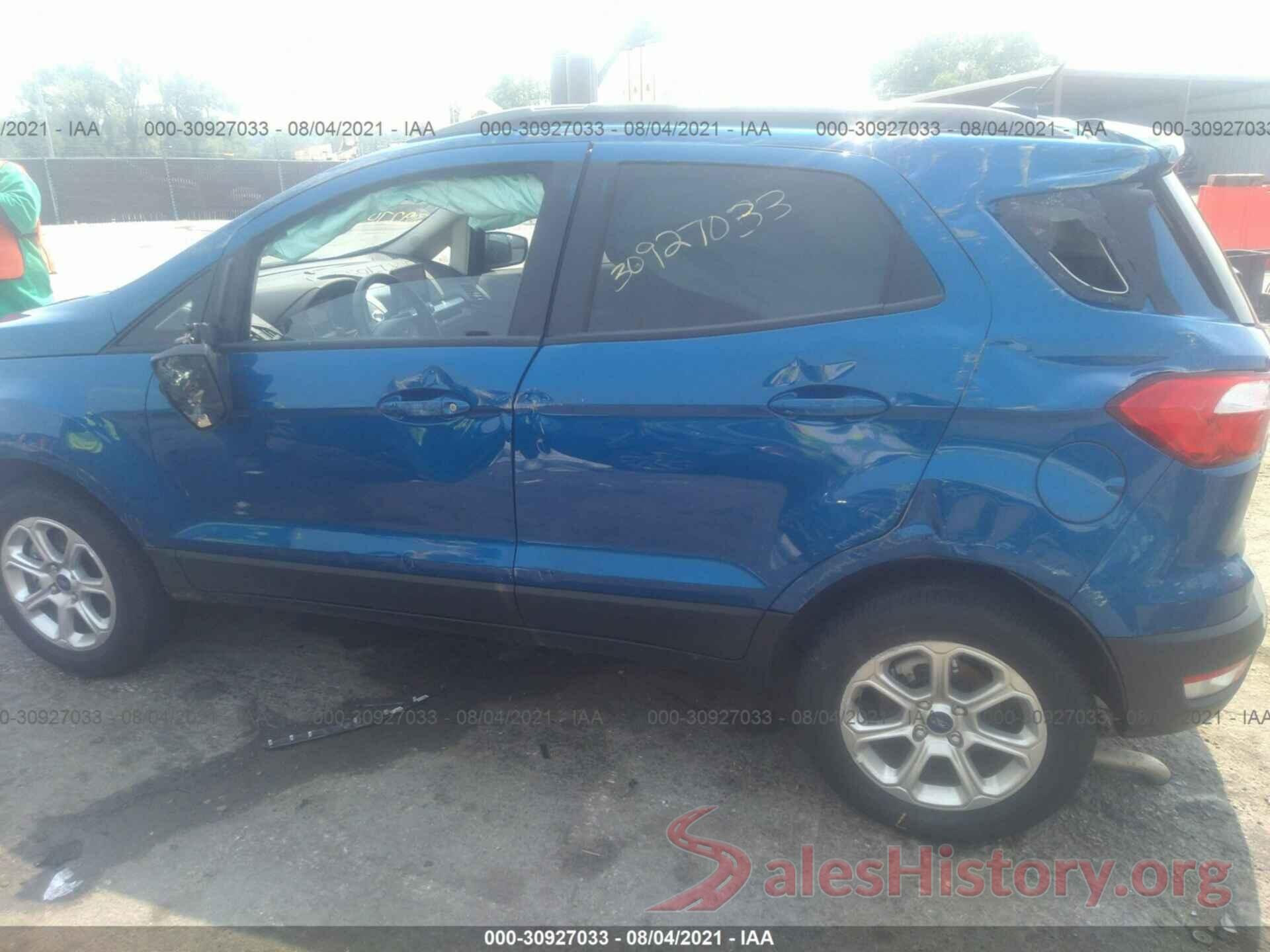 MAJ6S3GLXLC384478 2020 FORD ECOSPORT