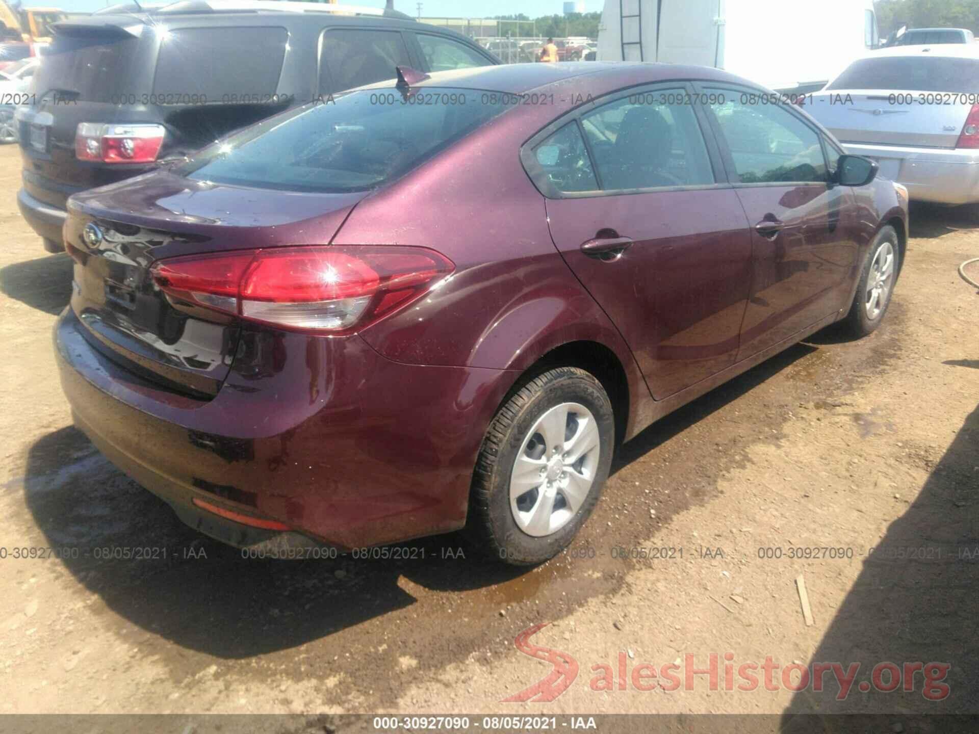 3KPFK4A78HE048050 2017 KIA FORTE