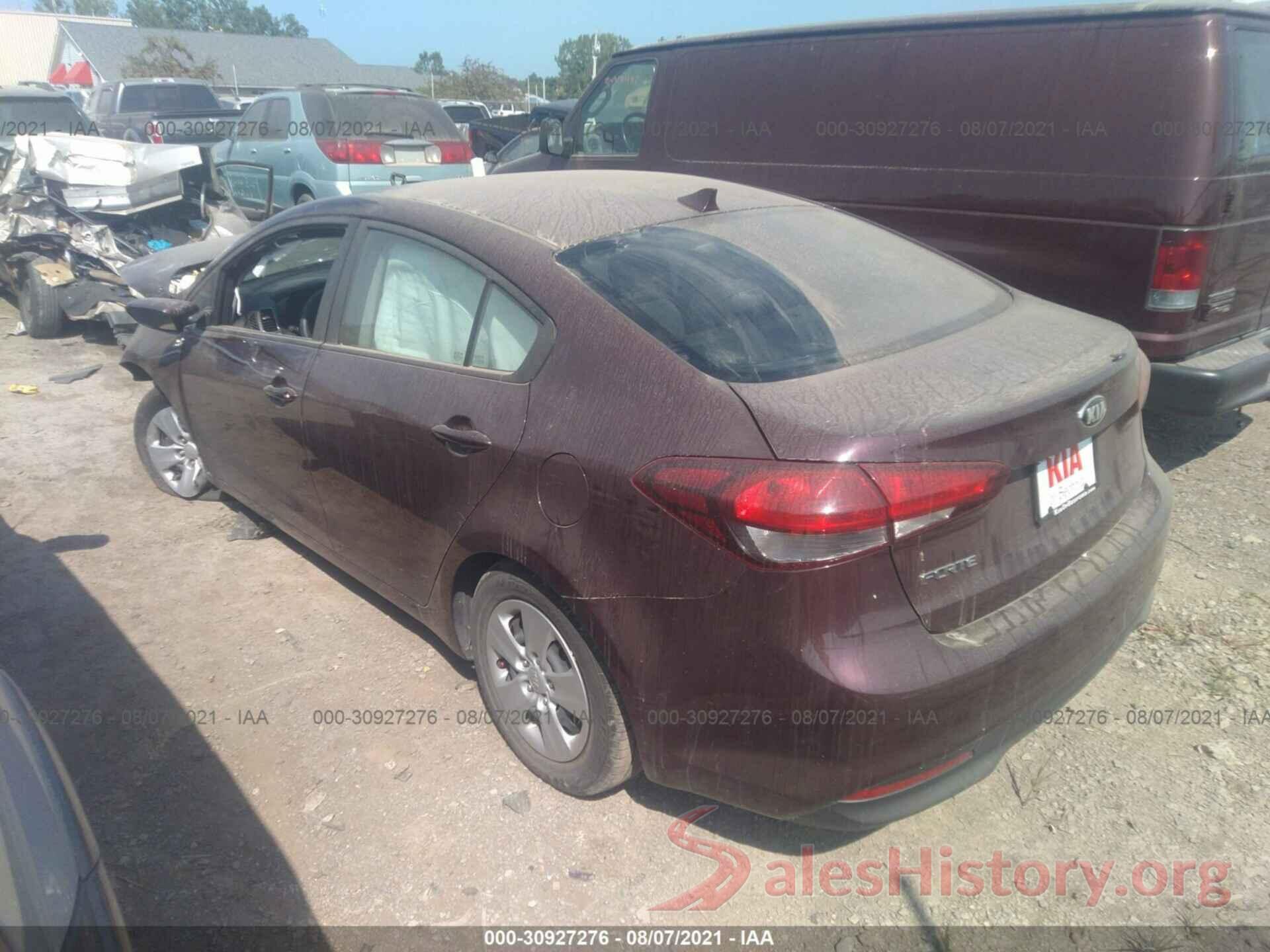 3KPFK4A7XJE232282 2018 KIA FORTE