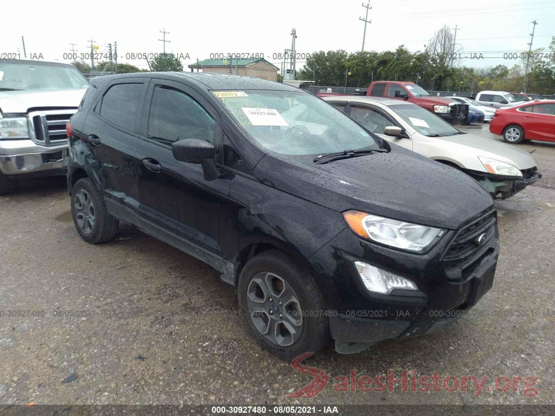 MAJ3S2FE6KC262425 2019 FORD ECOSPORT